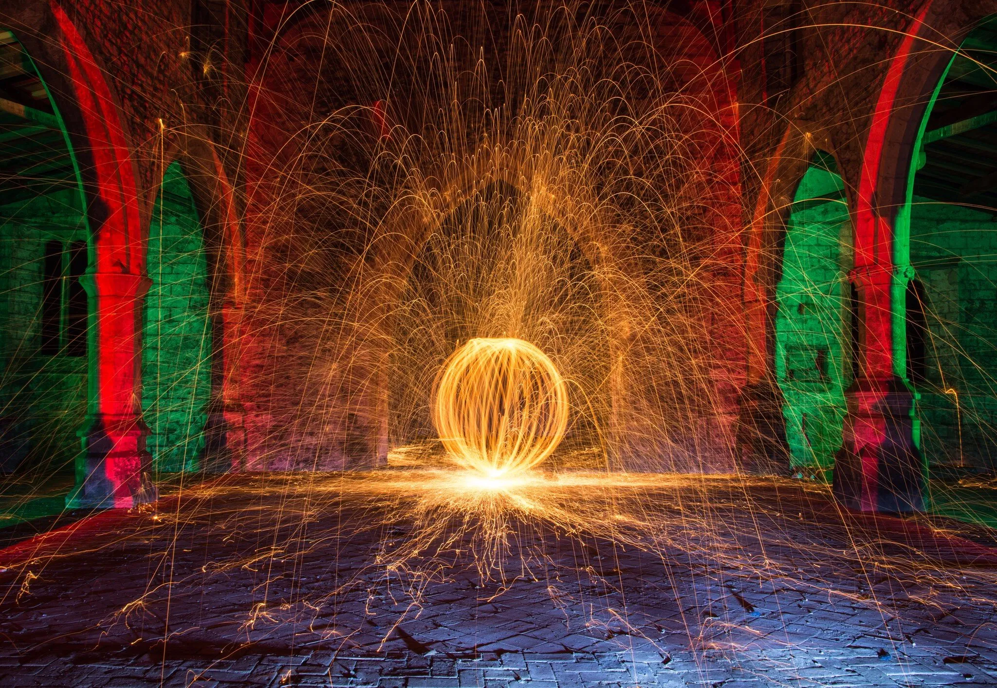 Light Painting St Botolphs Church Skidbrooke