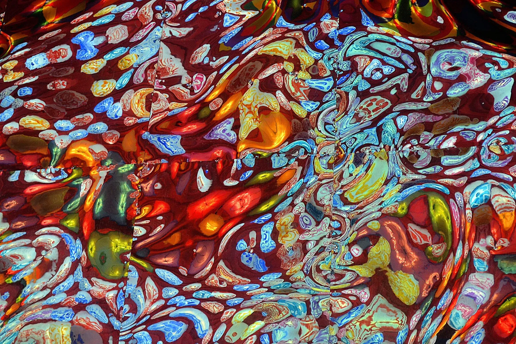 Reflection of colours