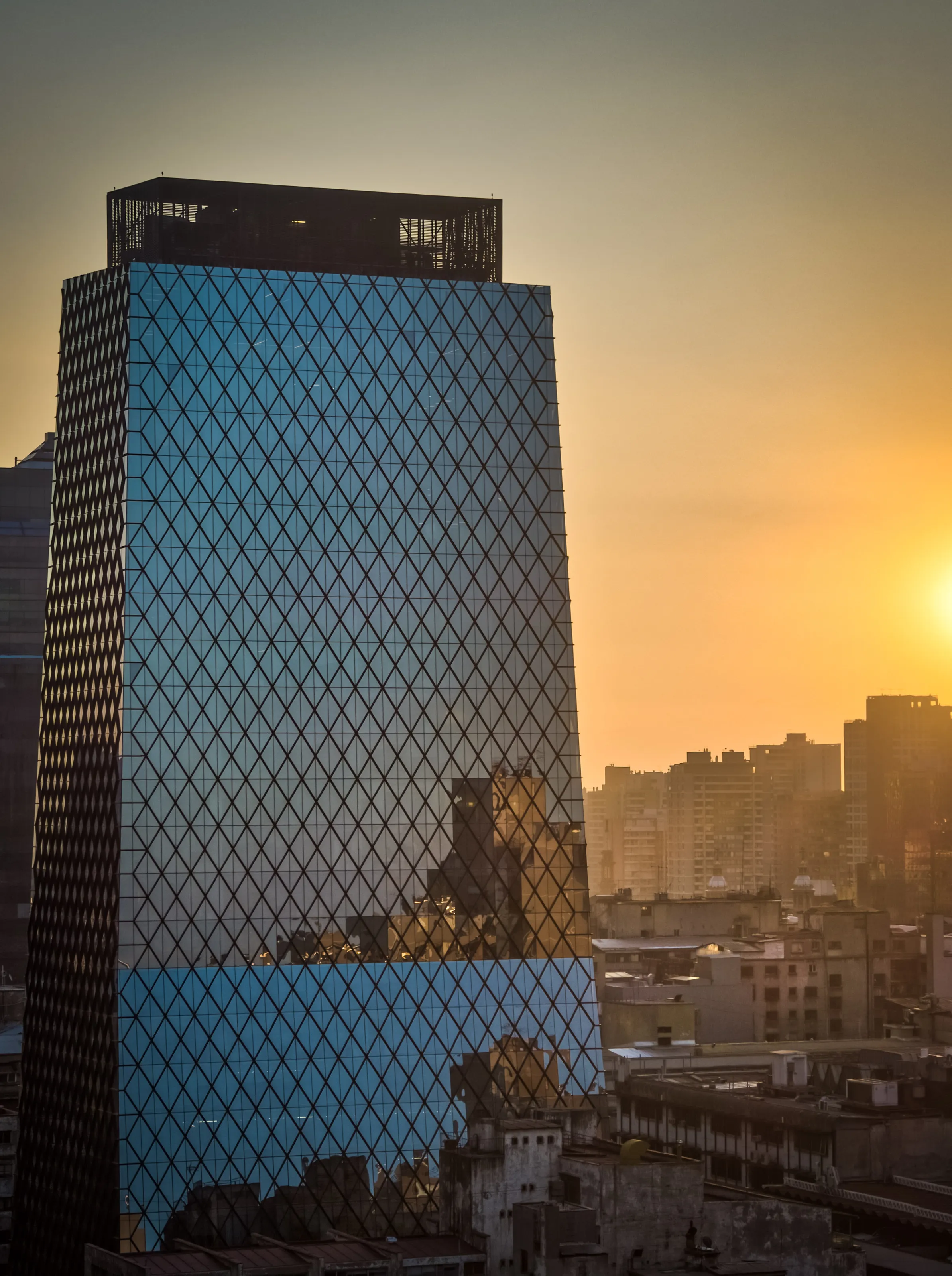 Sunset in Santiago