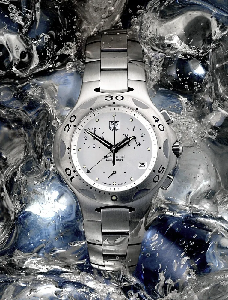 TAG Heuer in water.
