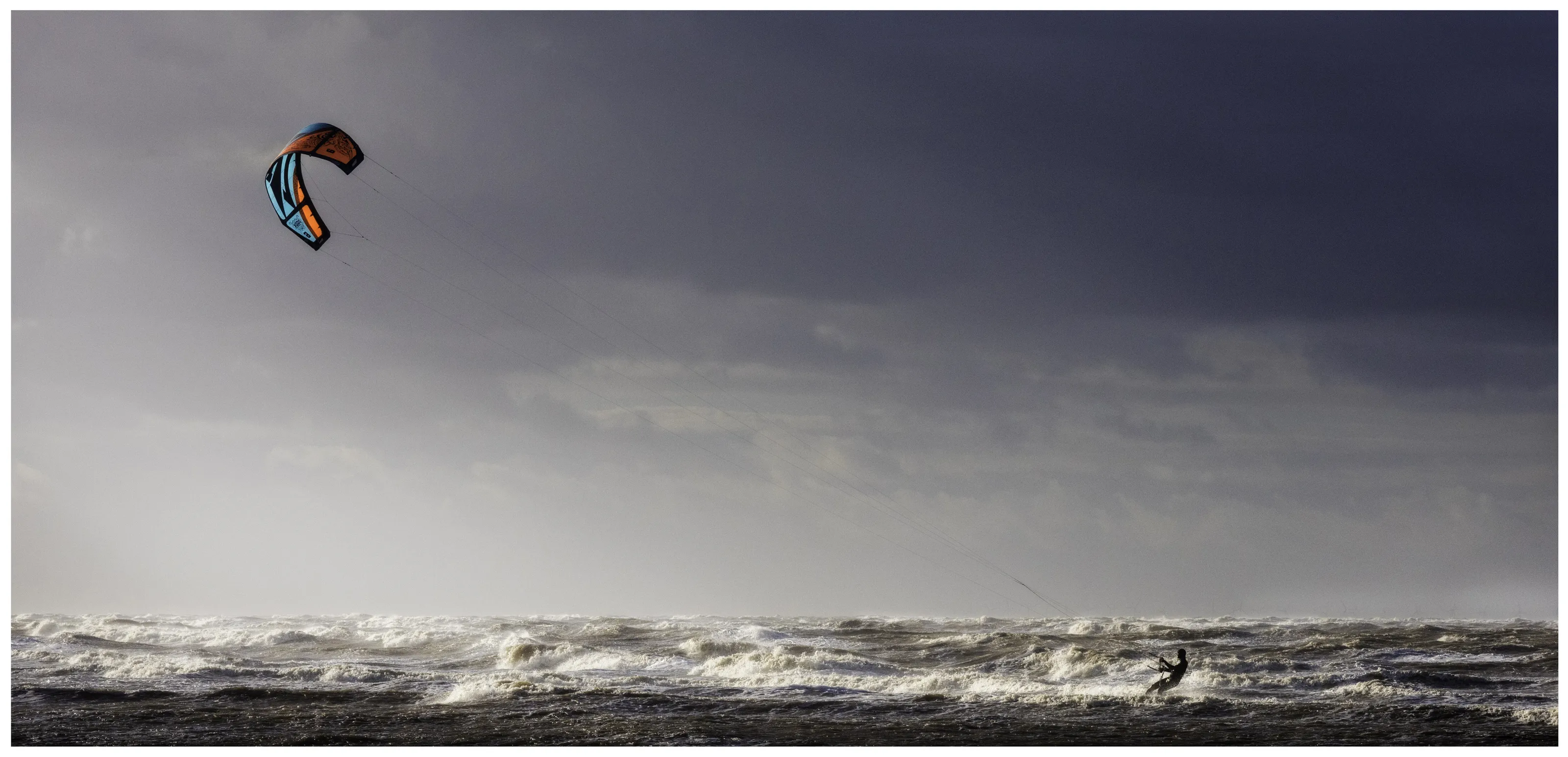 Raging sea