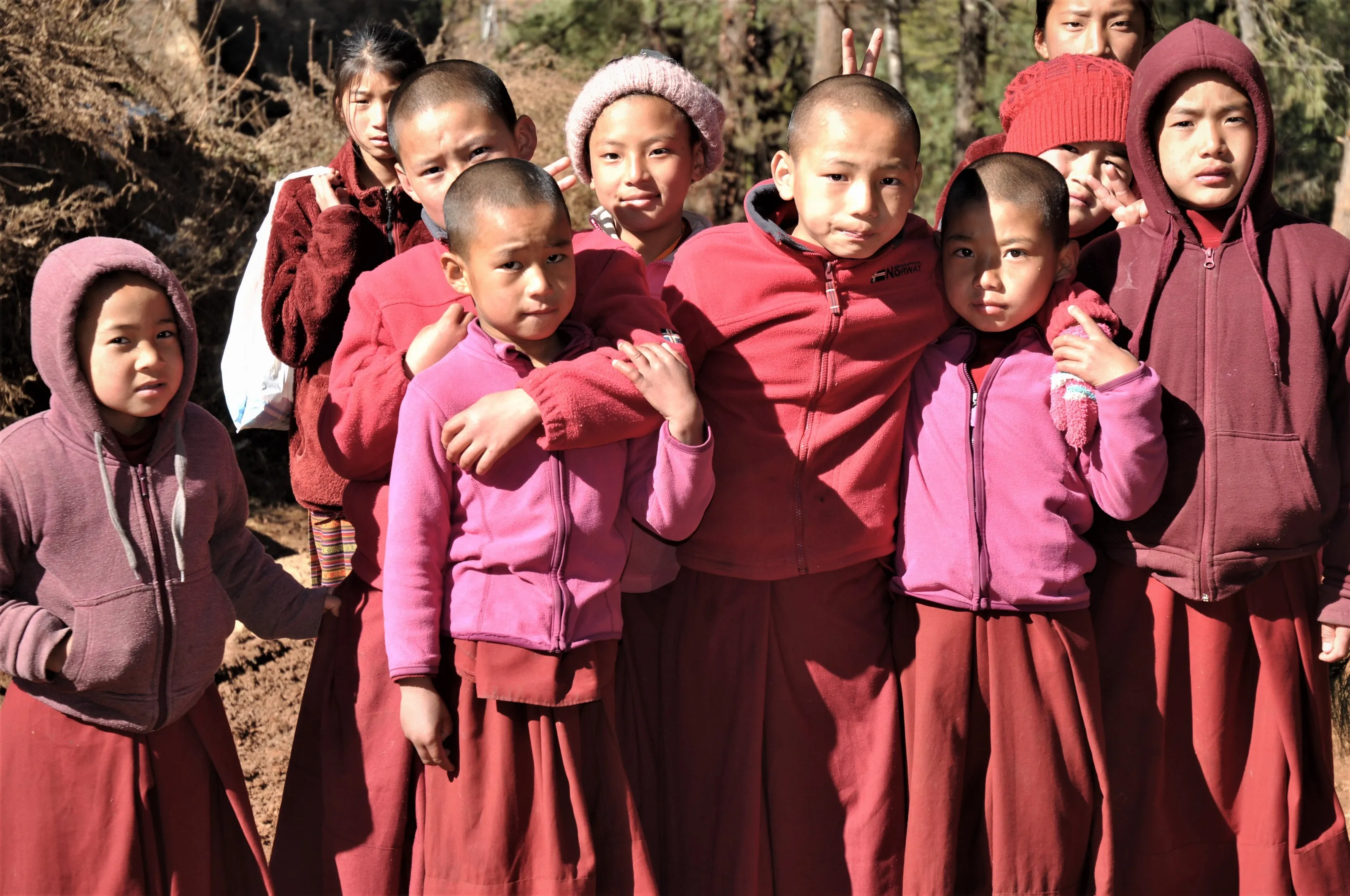 Young monks in training - Bhutan (2018)