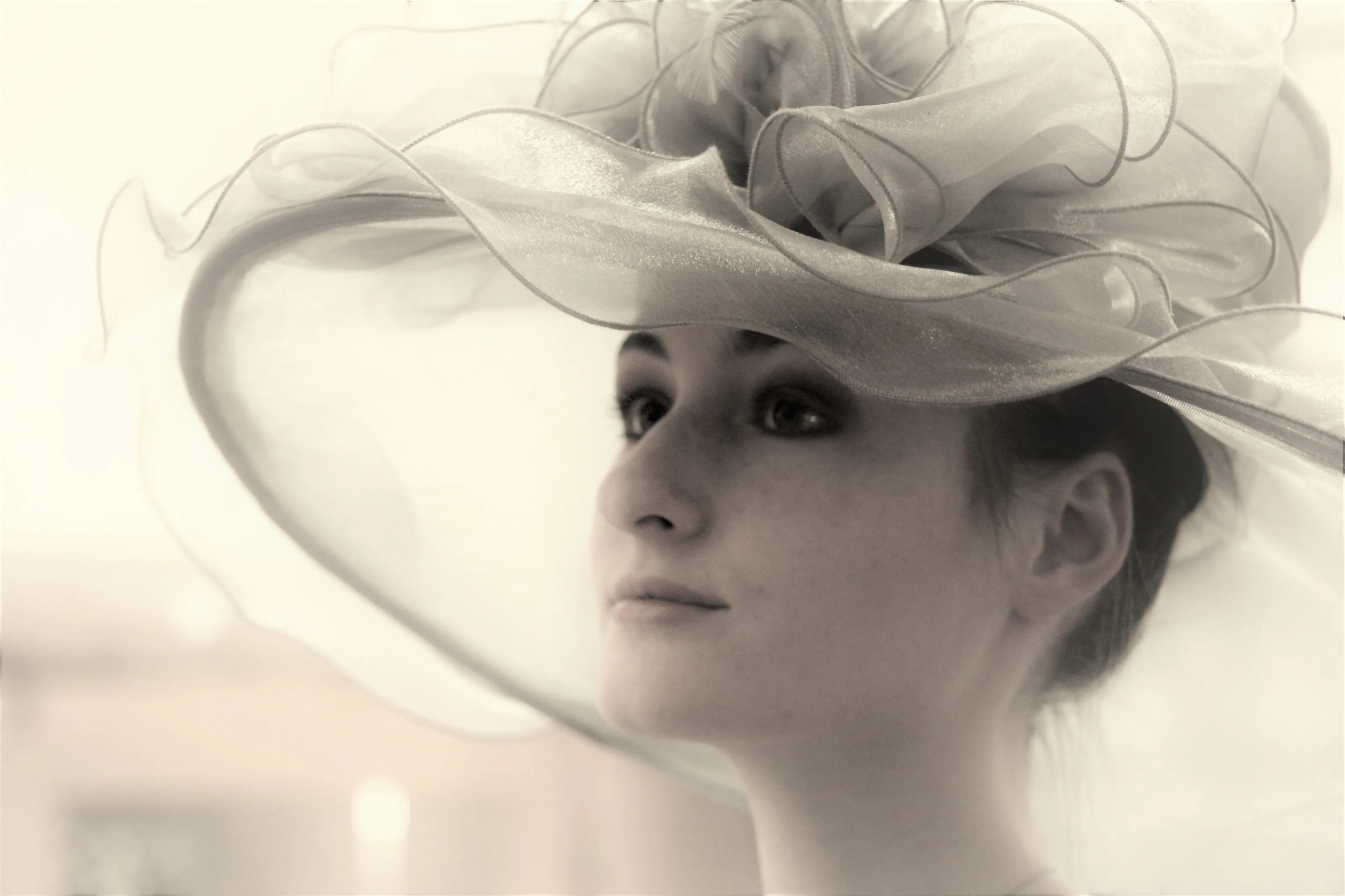 woman in hat
