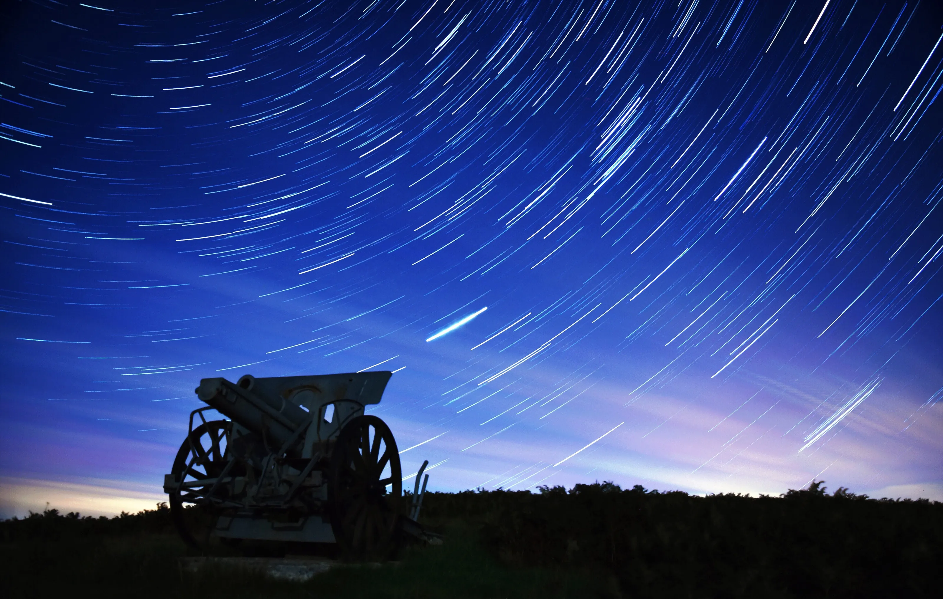 Shooting stars.
