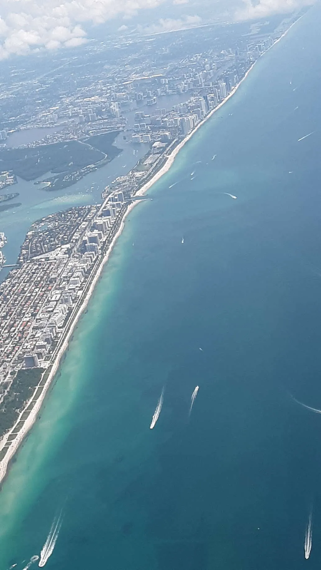 Miami Beach from Airplane