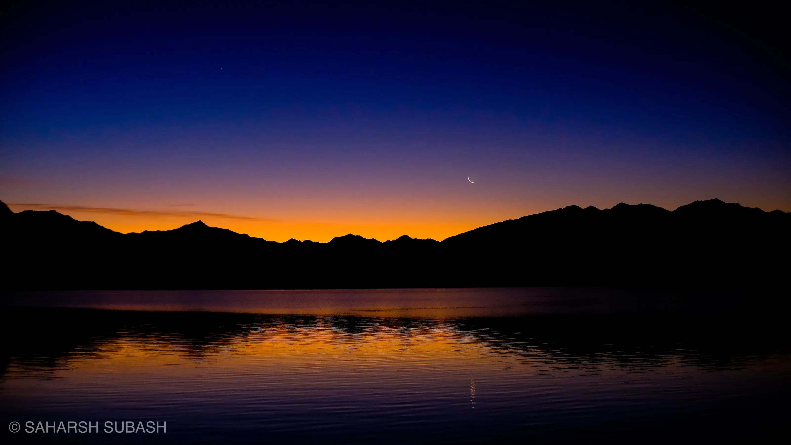 A sunset in wanaka