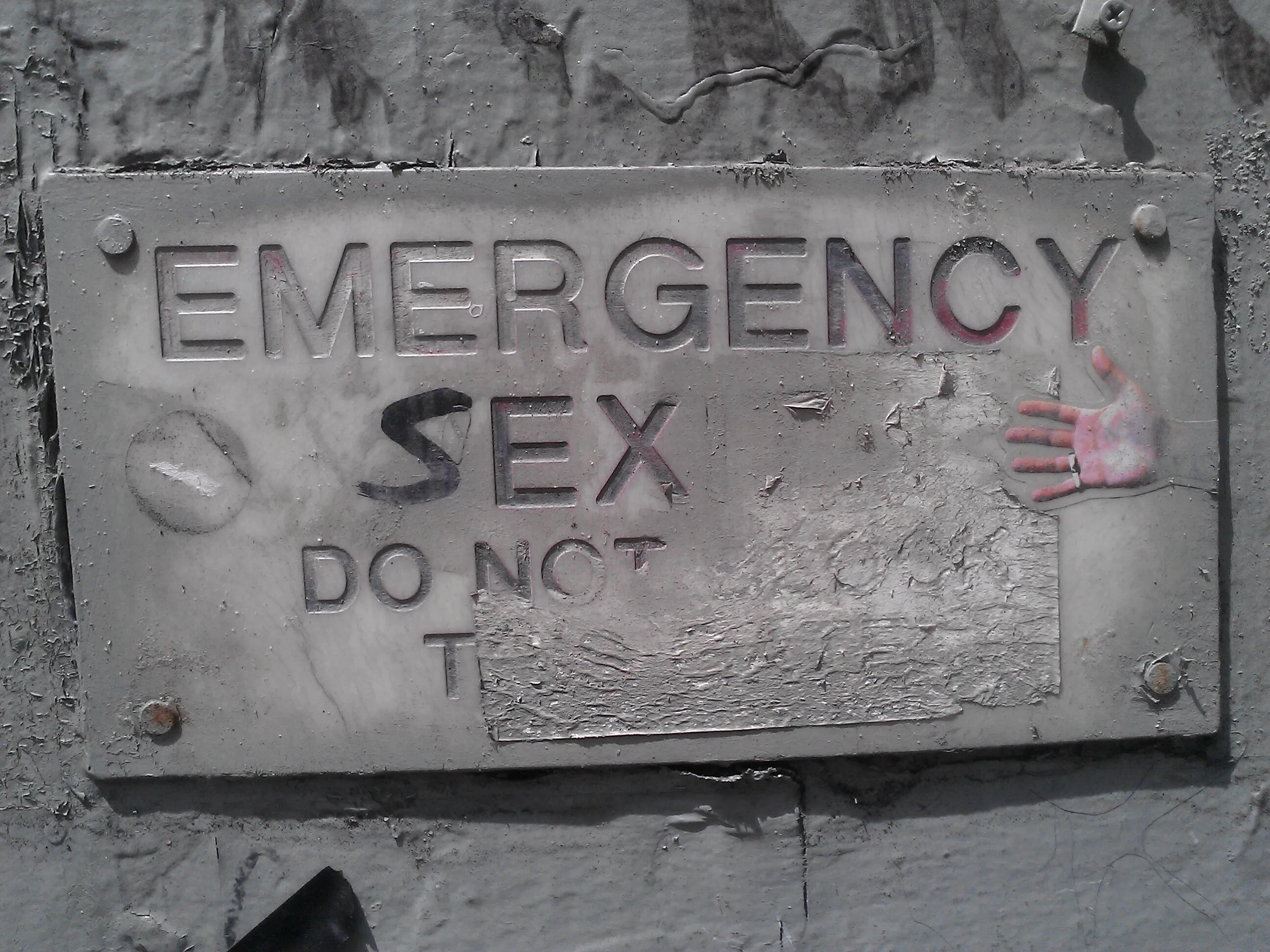 Emergency sex