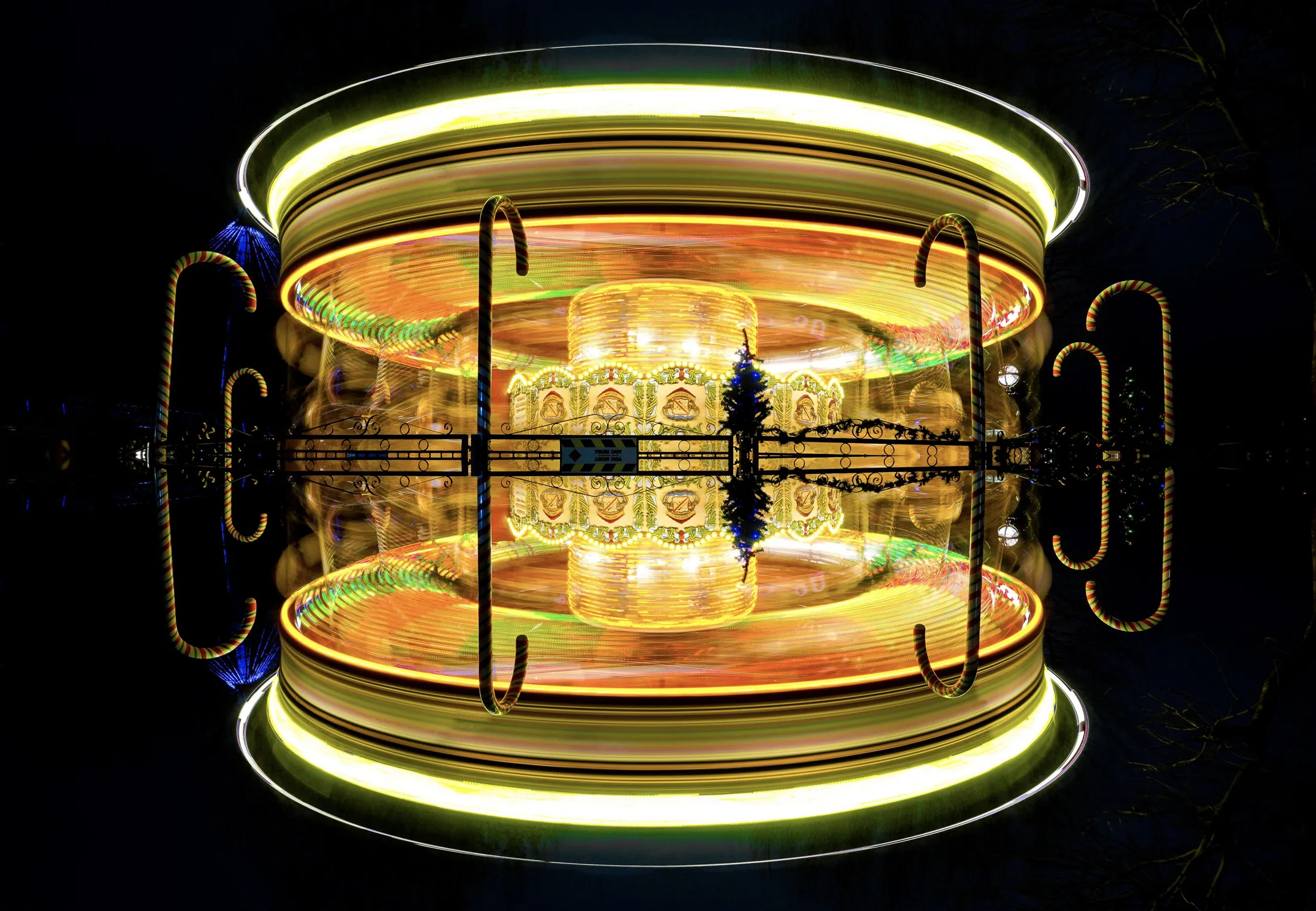 In A Spin At The Southbank London Christmas - Blended
