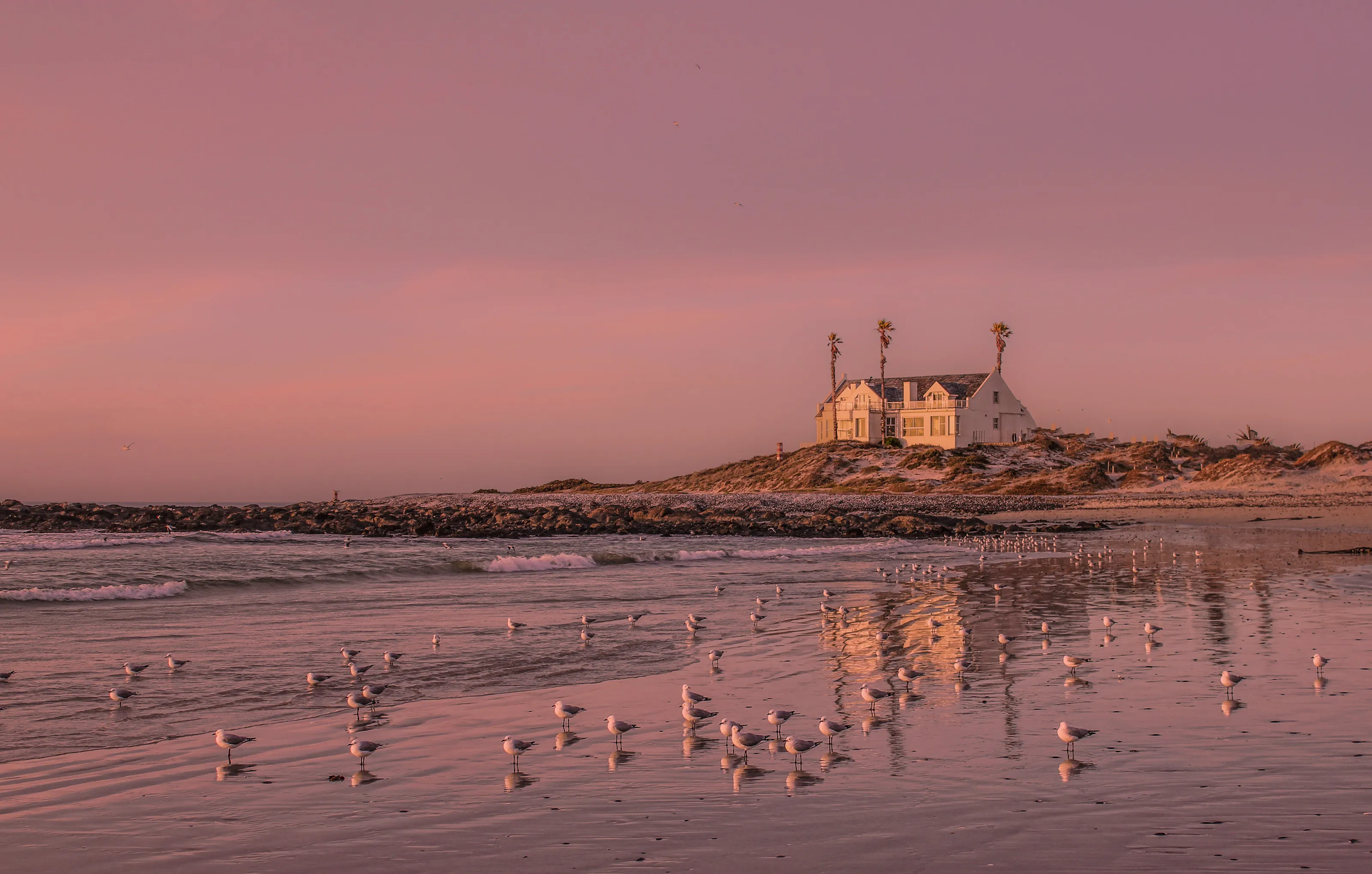 Landscapes Including Houses by the Sea