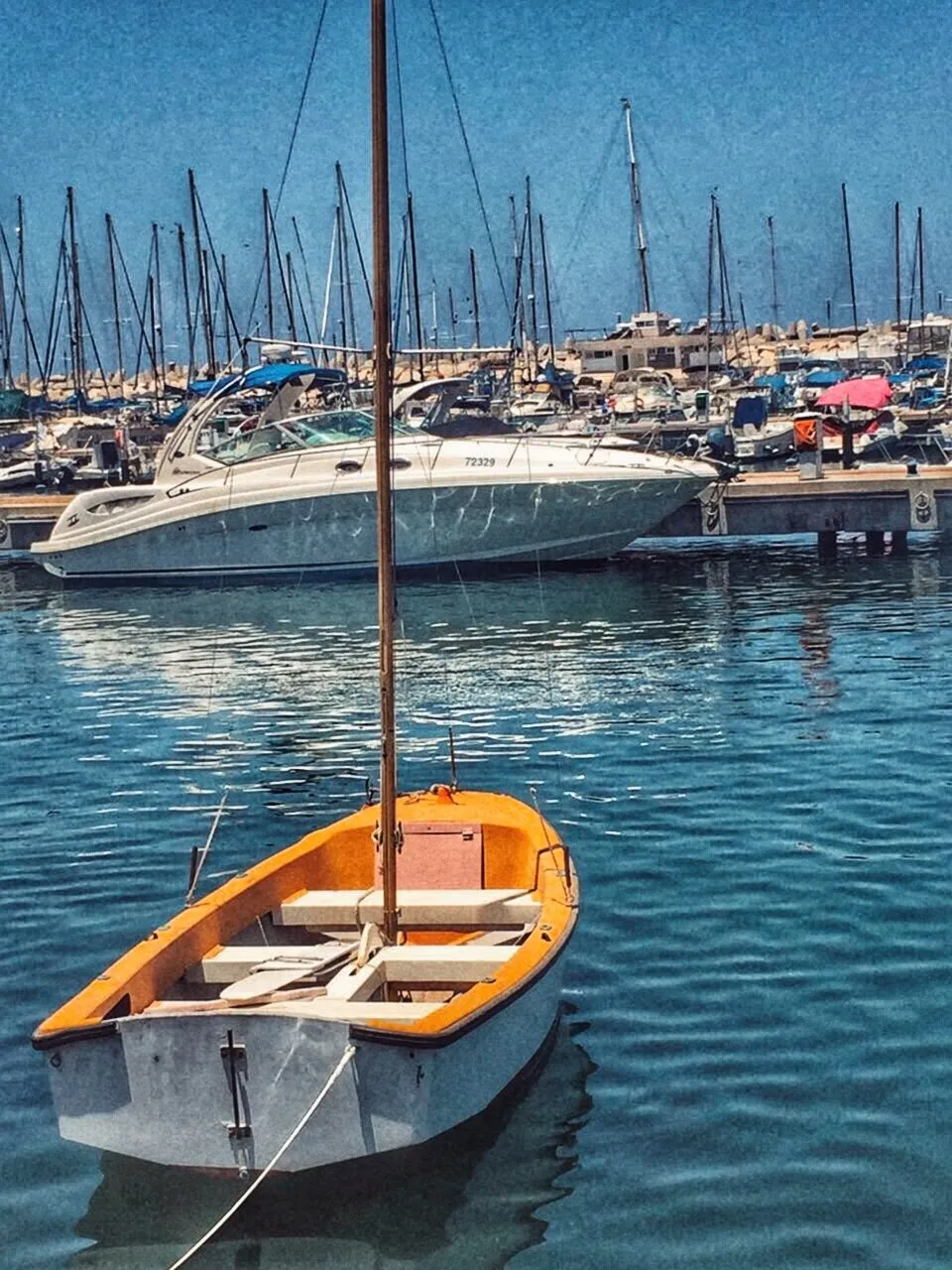 Boat at marina