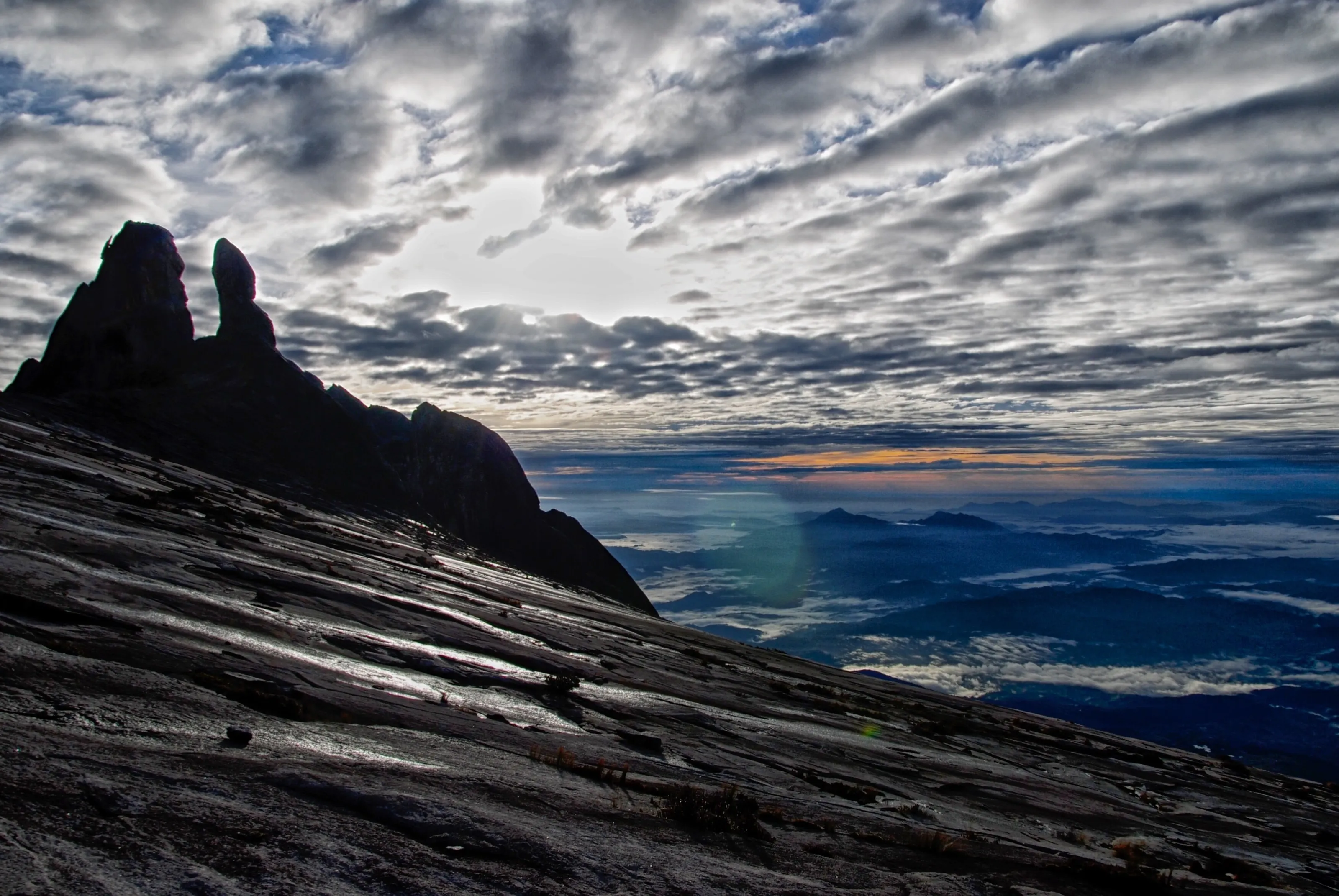 Morning view from Mount Kinabalu