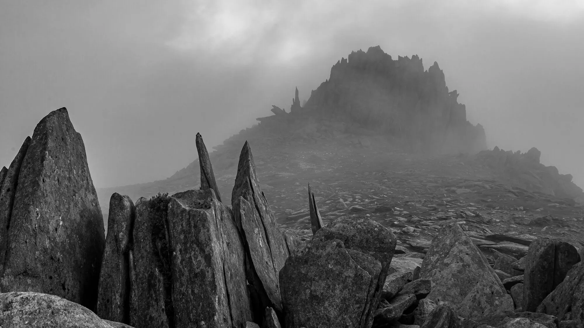 'Castle of the Wind' Glyder Fach, Snowdonia National Park