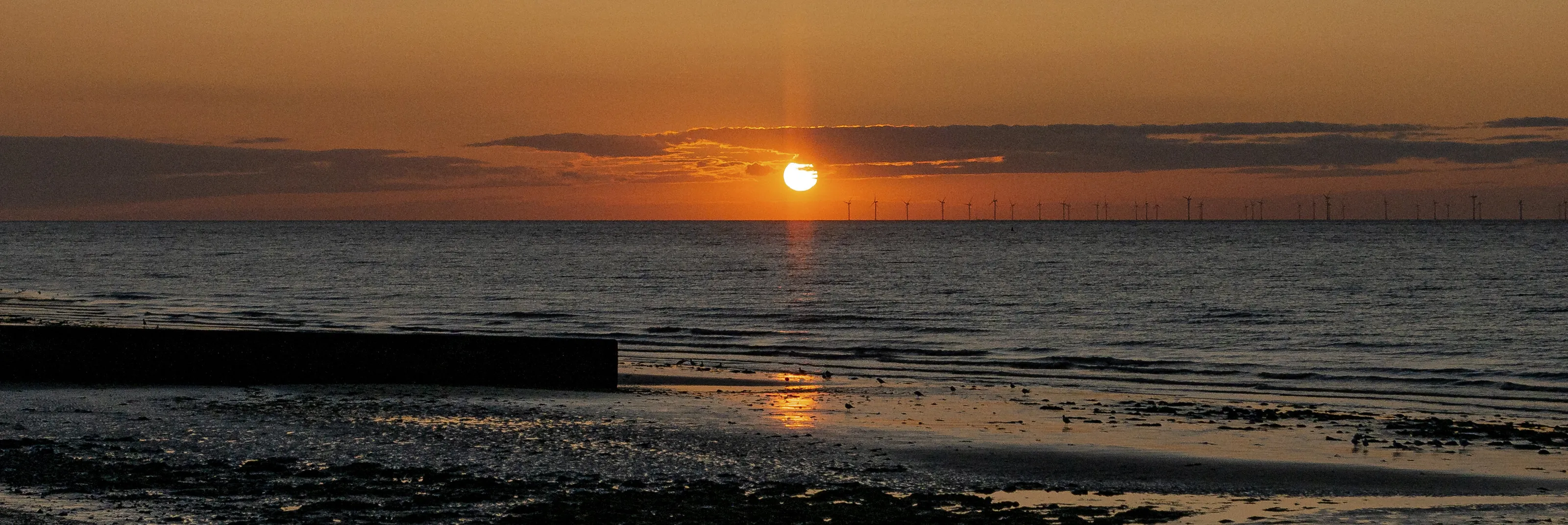 Sunset at Minnis Bay, Kent