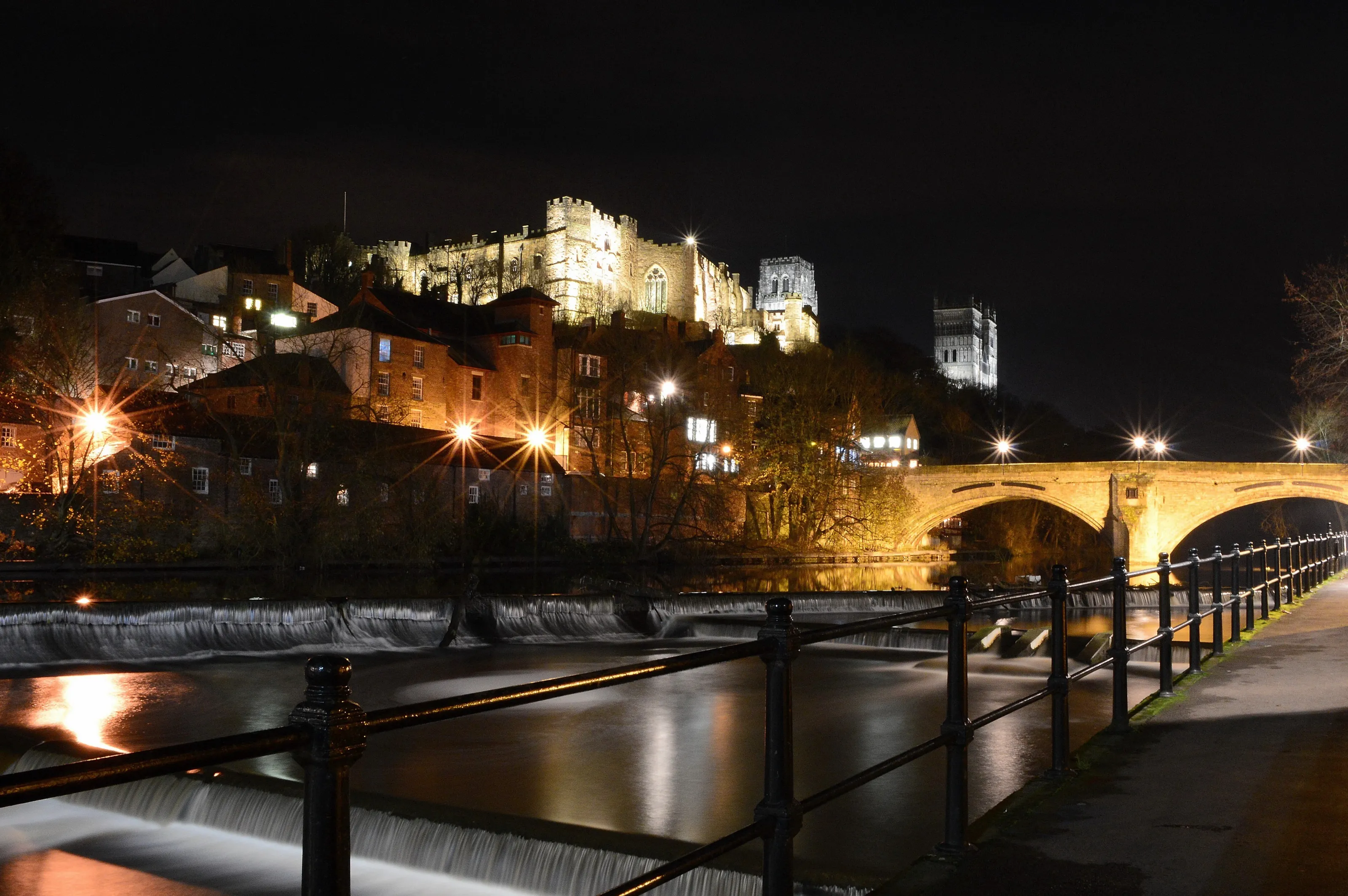Durham at night