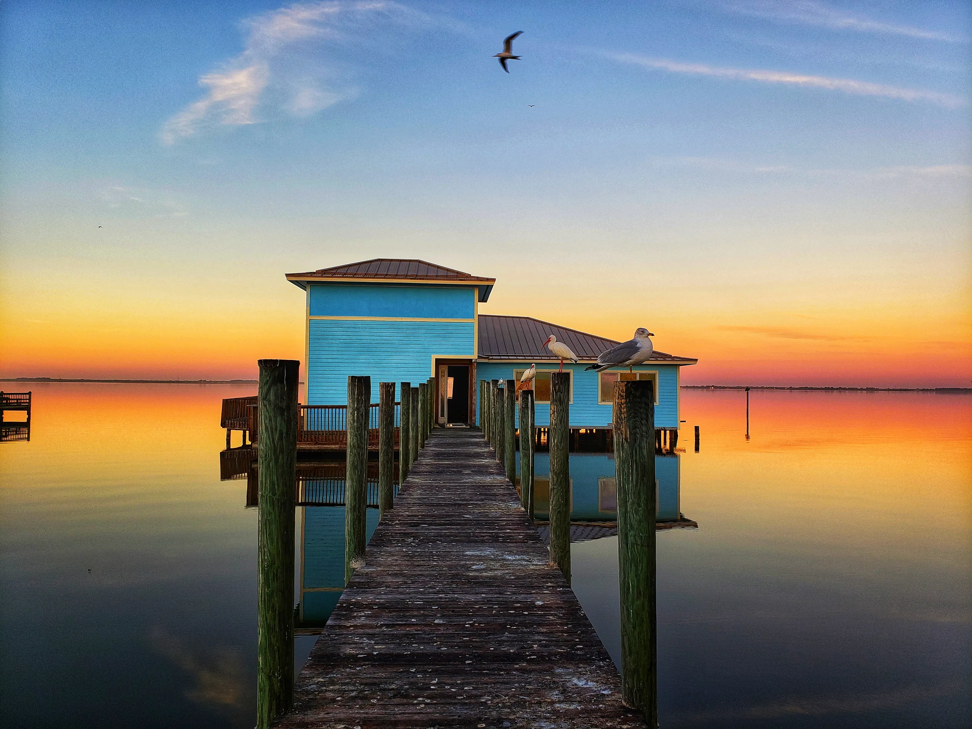 Peaceful morning on the Indian River