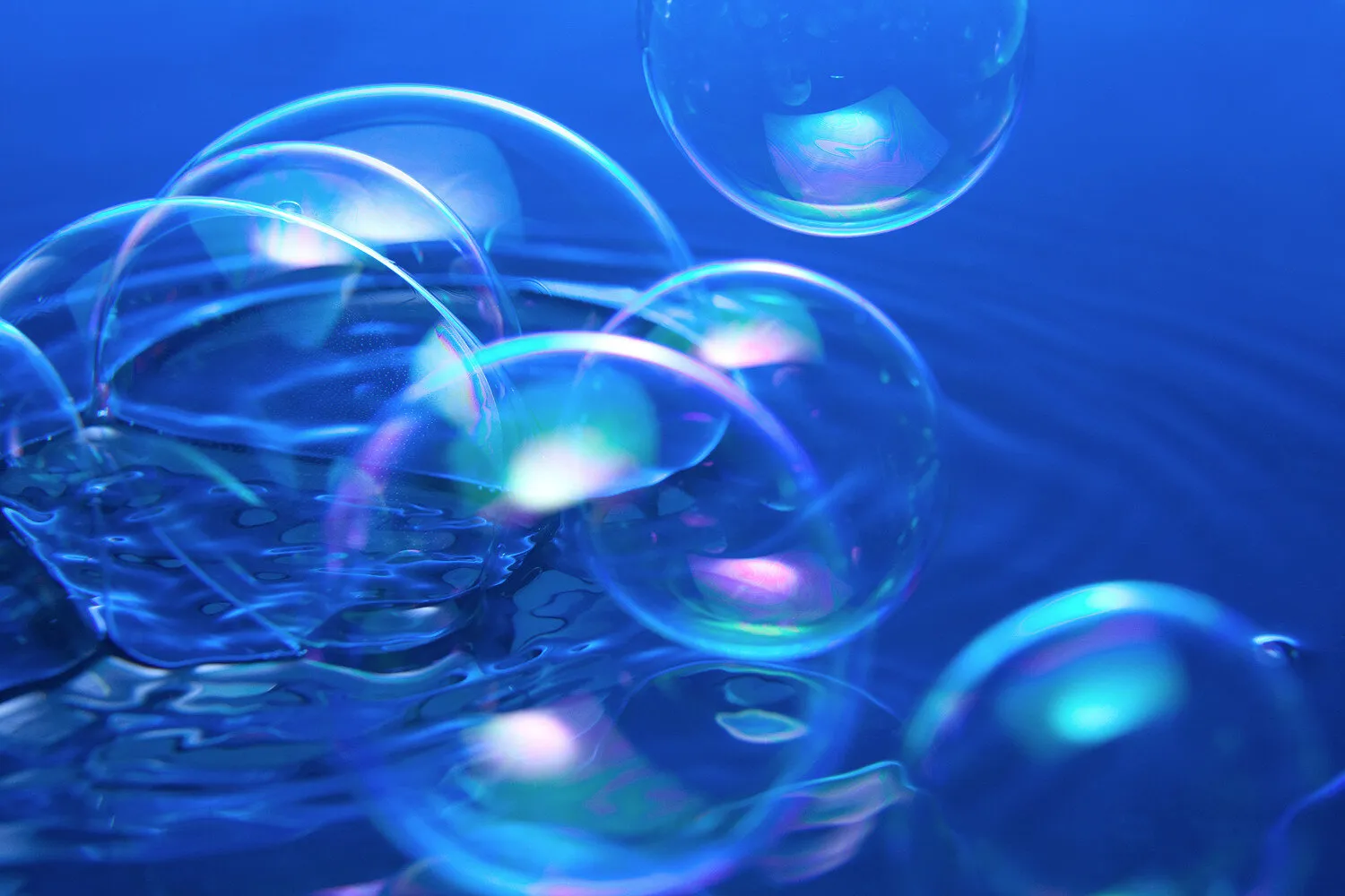 blue bubbles