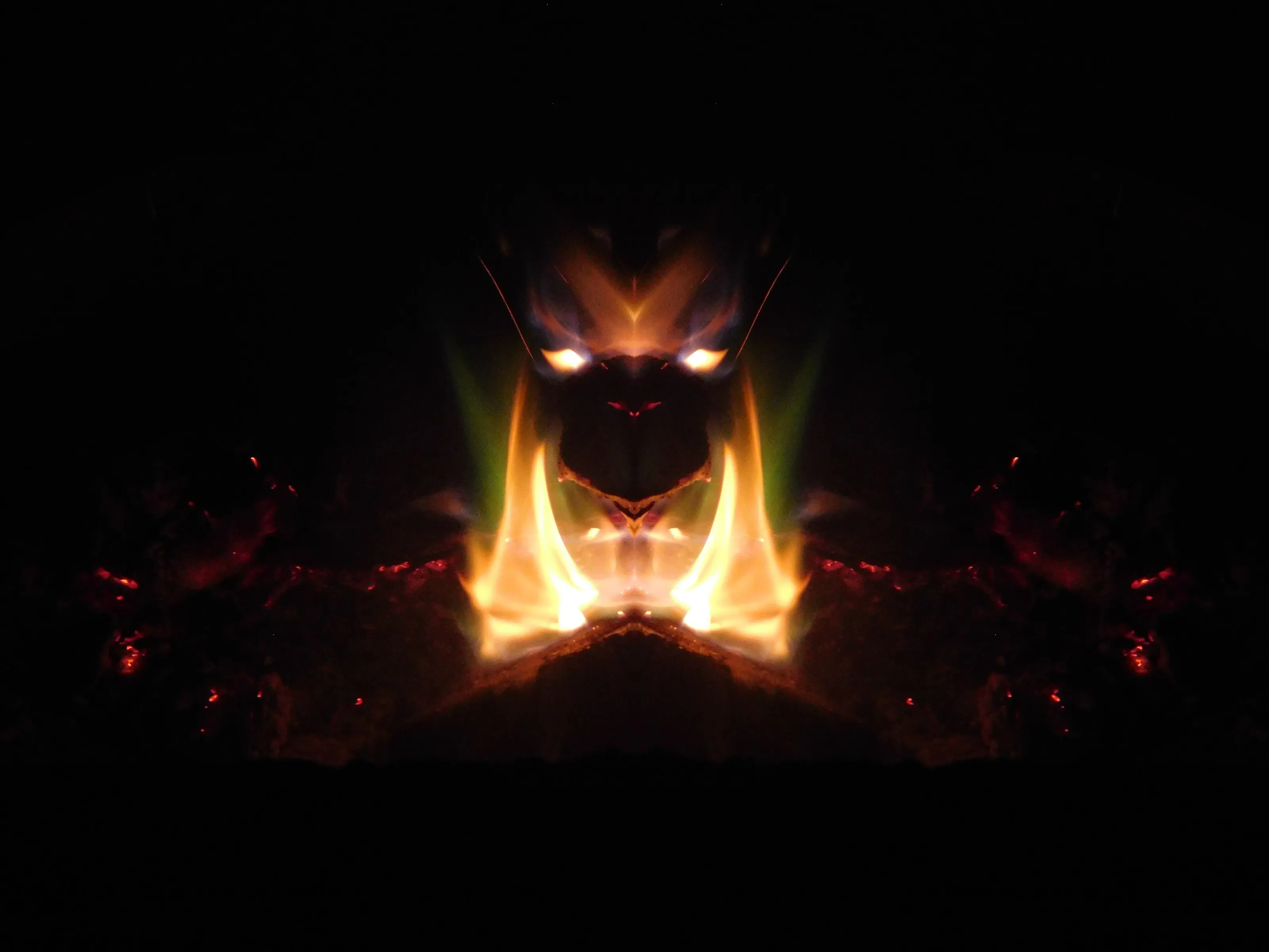 Evil fire monkey