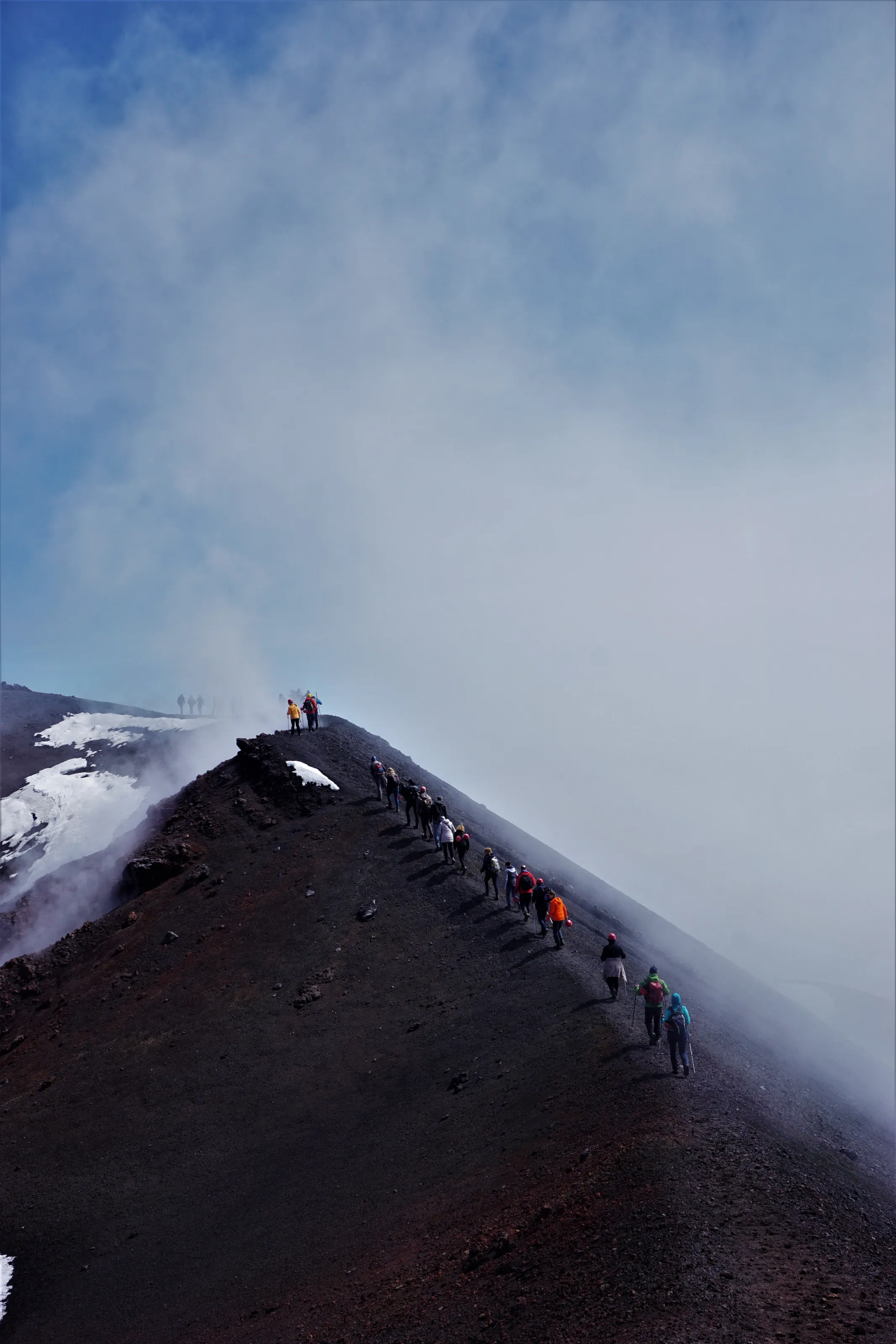Etna. On the way to the core