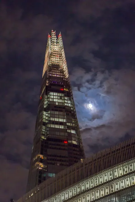 The Shard by Moonlight