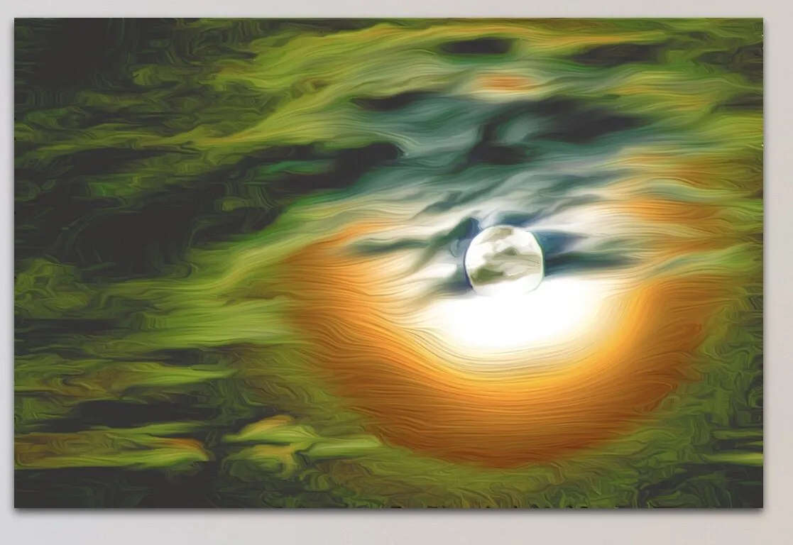 Moon Dances in the Clouds
