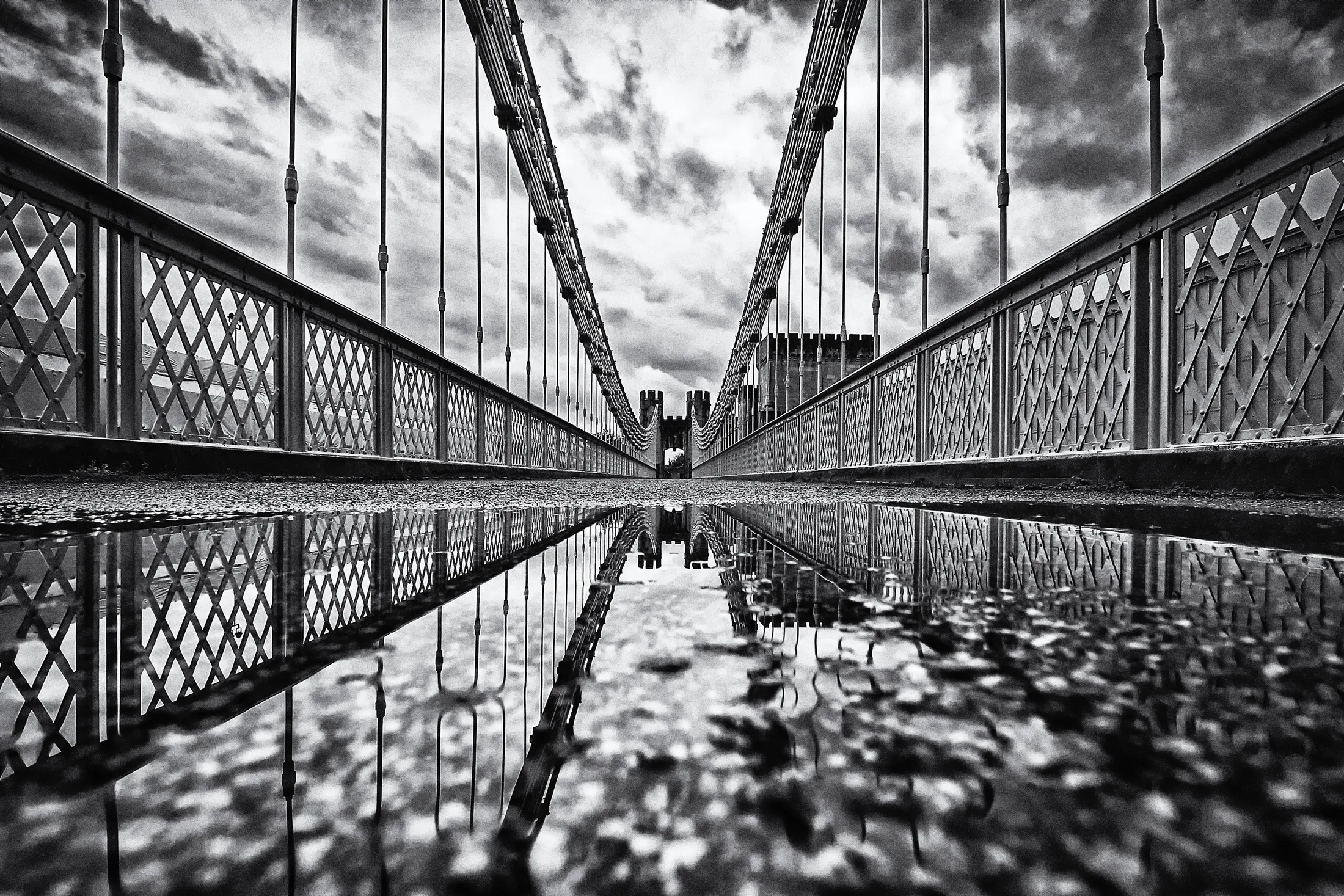 Conwy Castle Suspension Bridge