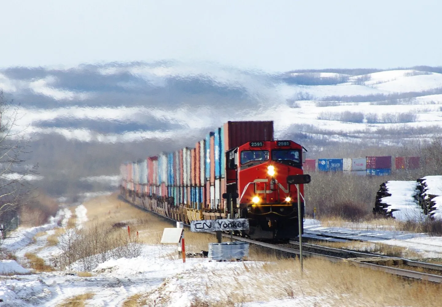 CN train at Yonkers