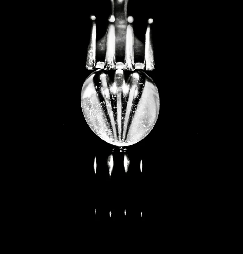 Fork on spoon