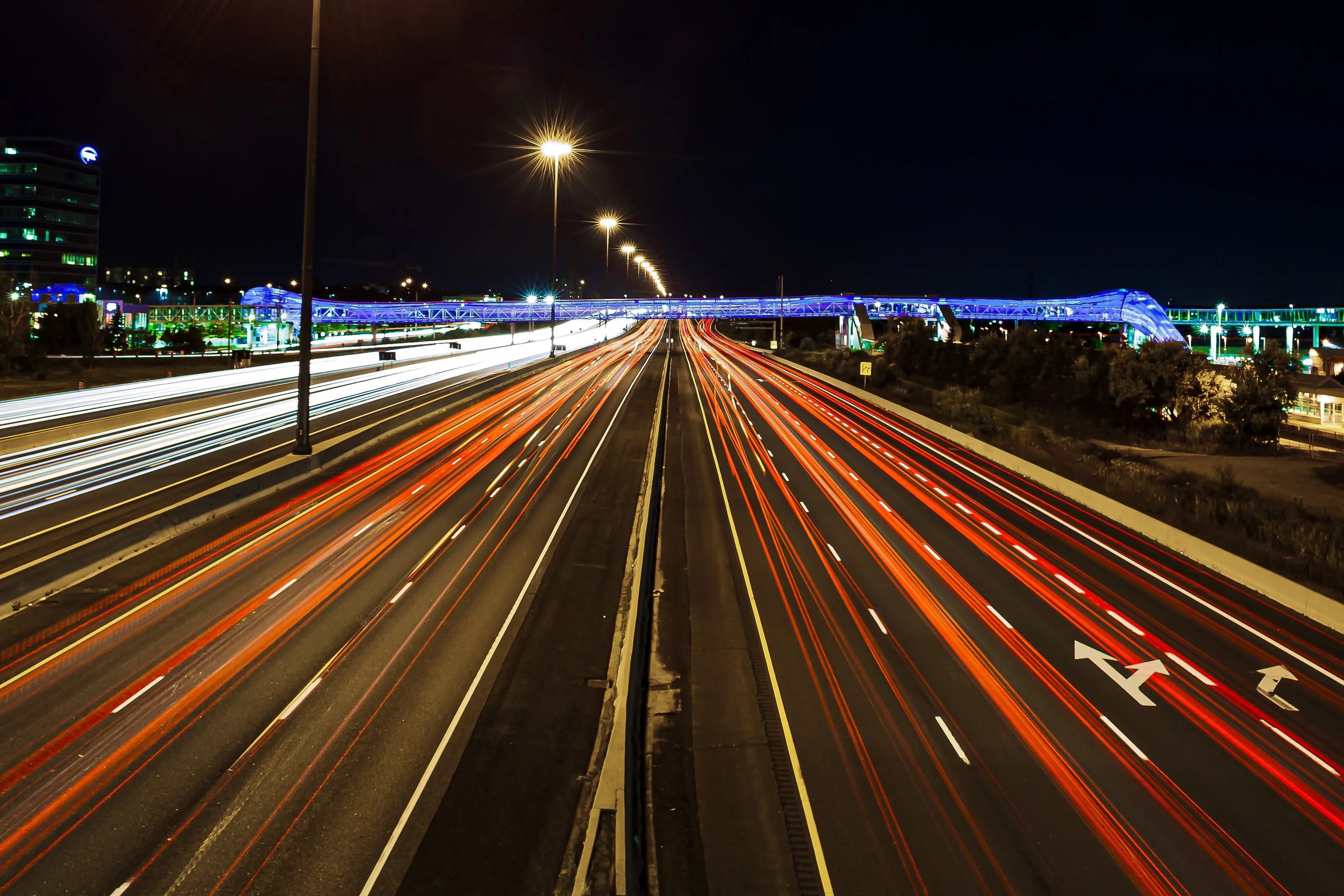 Hwy 401 in Pickering Canada
