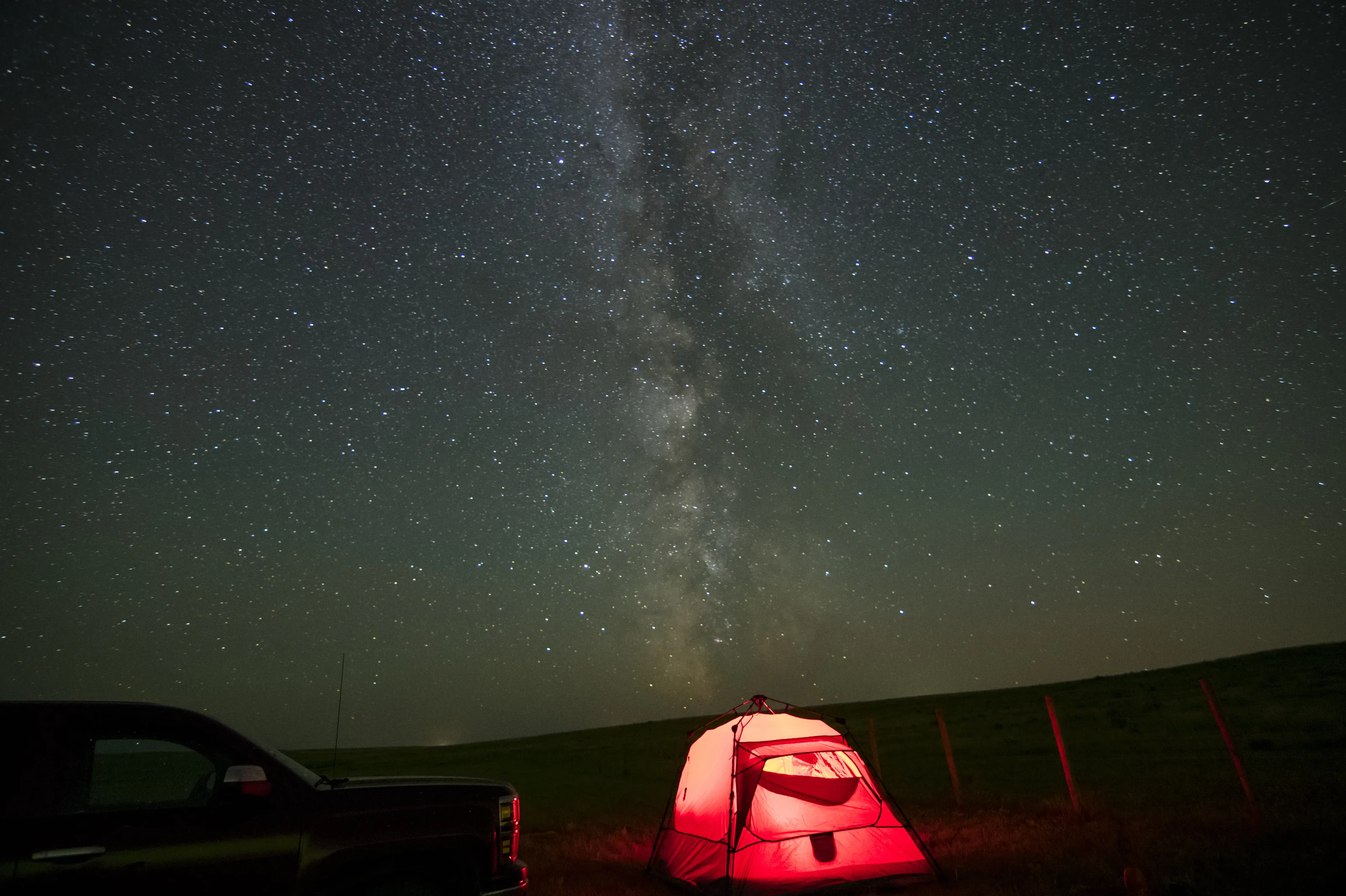 sleeping under the stars