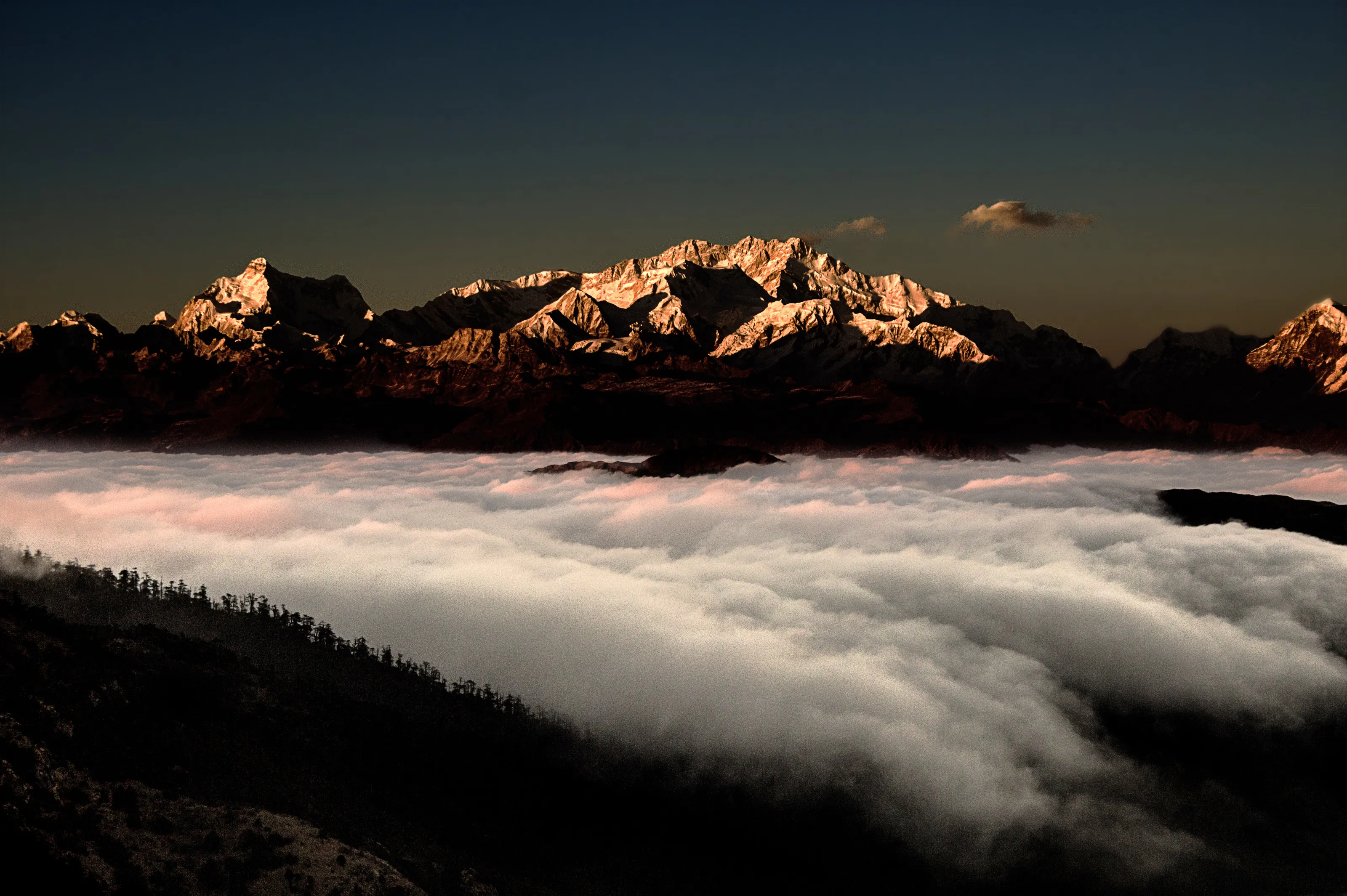 Above the clouds