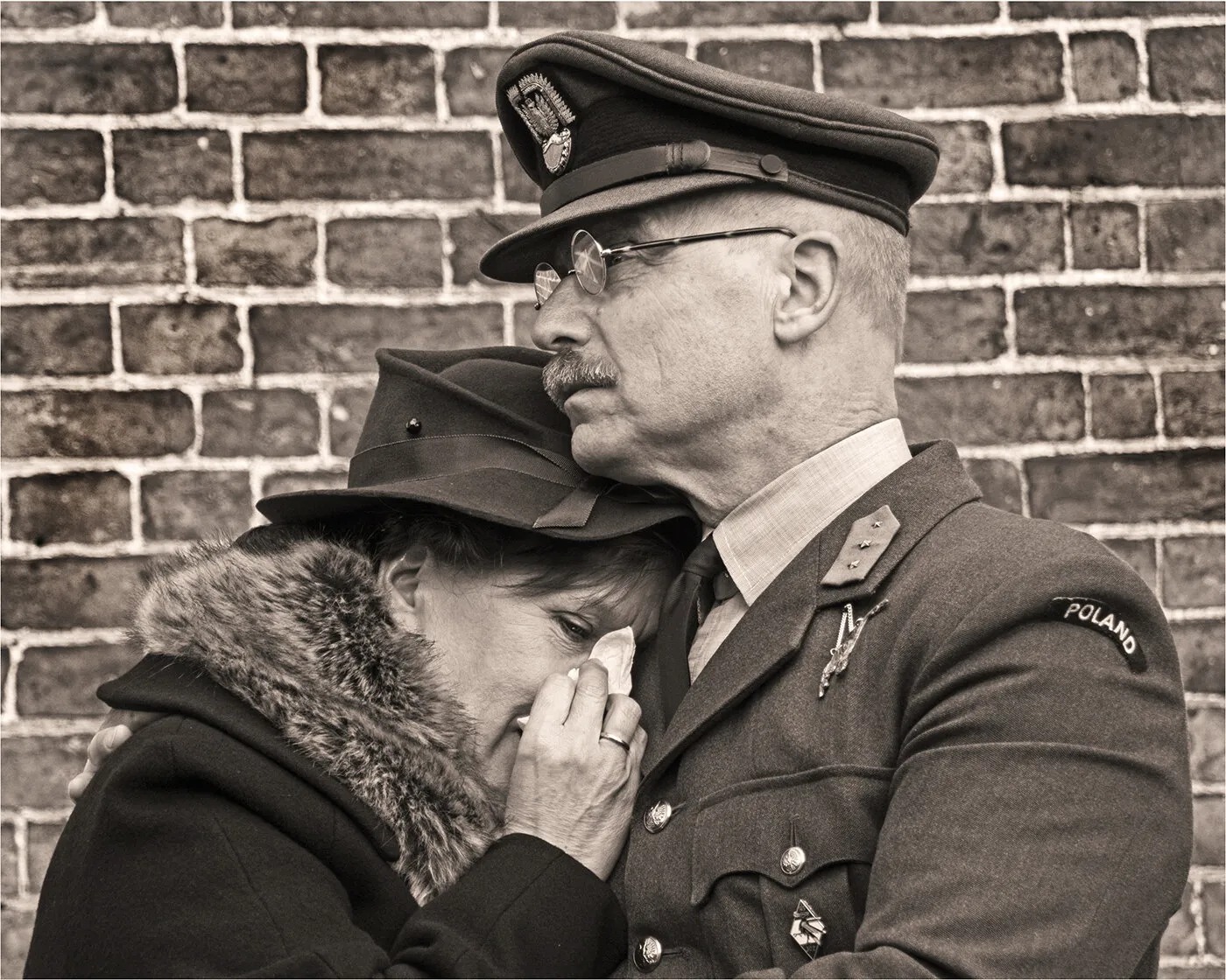 Sadness of war.