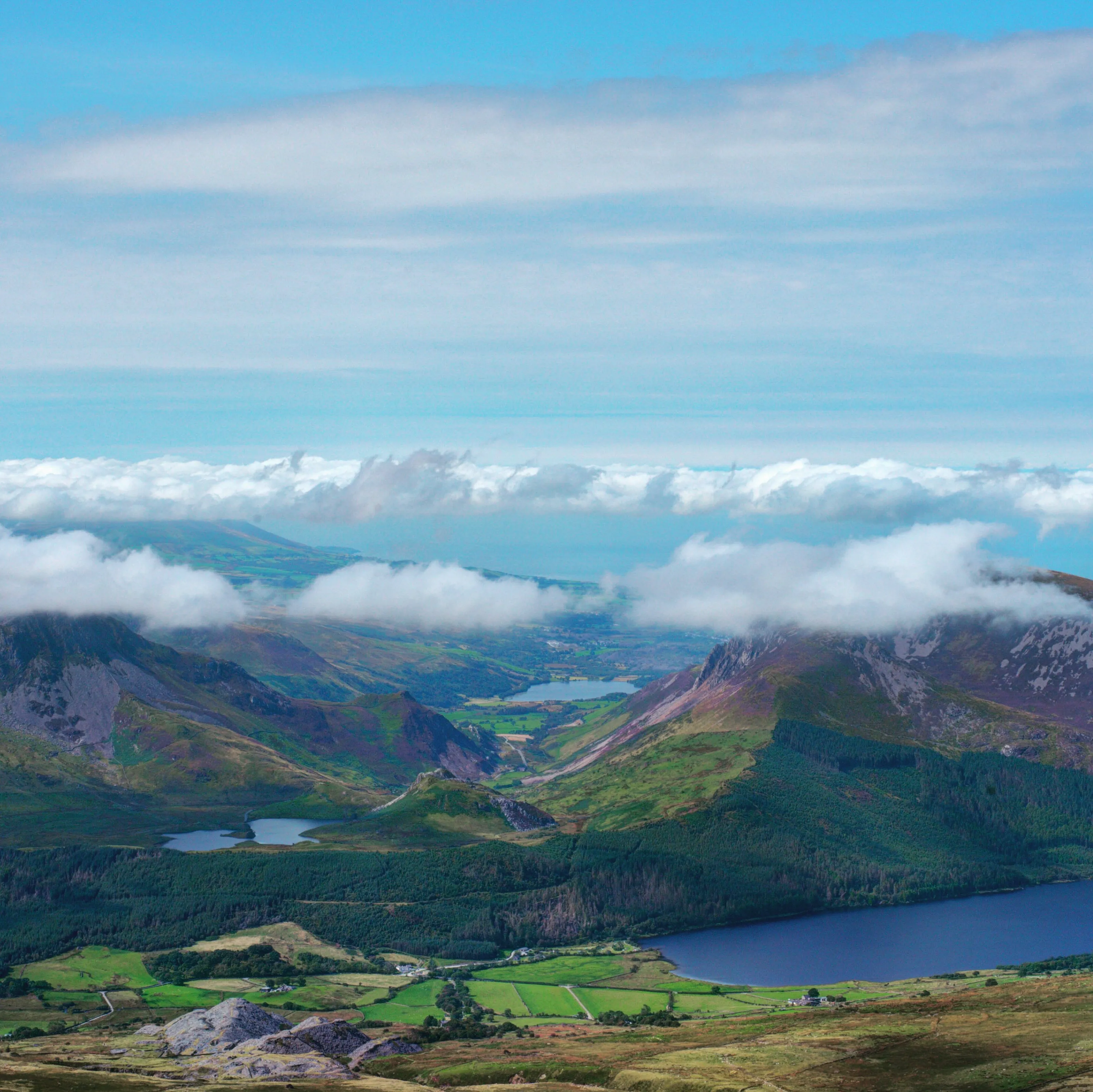 Wales top of snowdonia