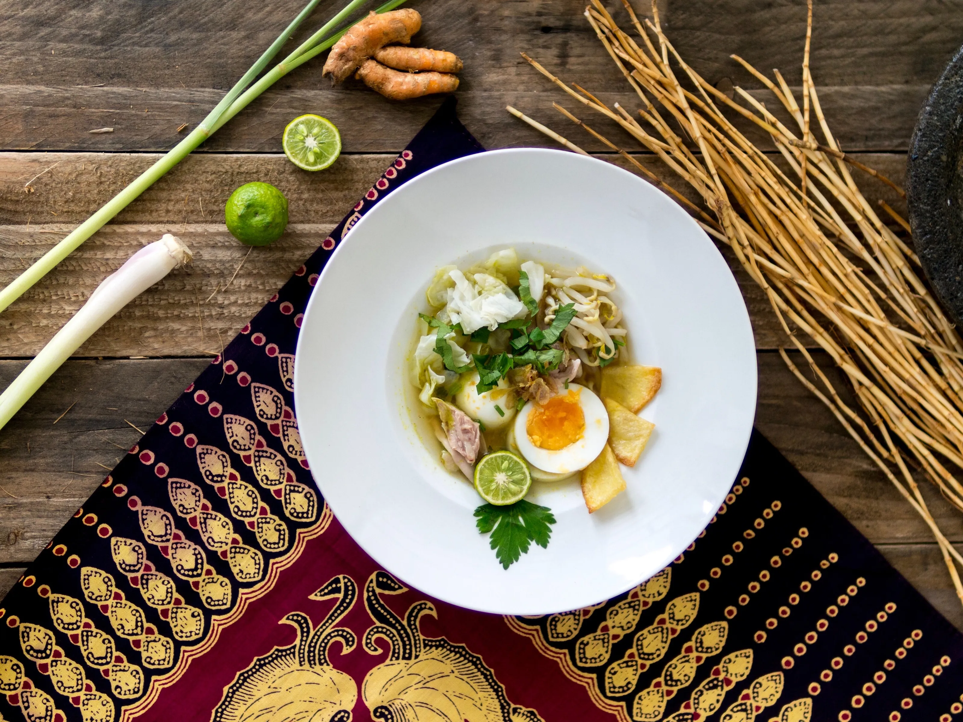 Soto Ayam ( Indonesian Chicken Soup )