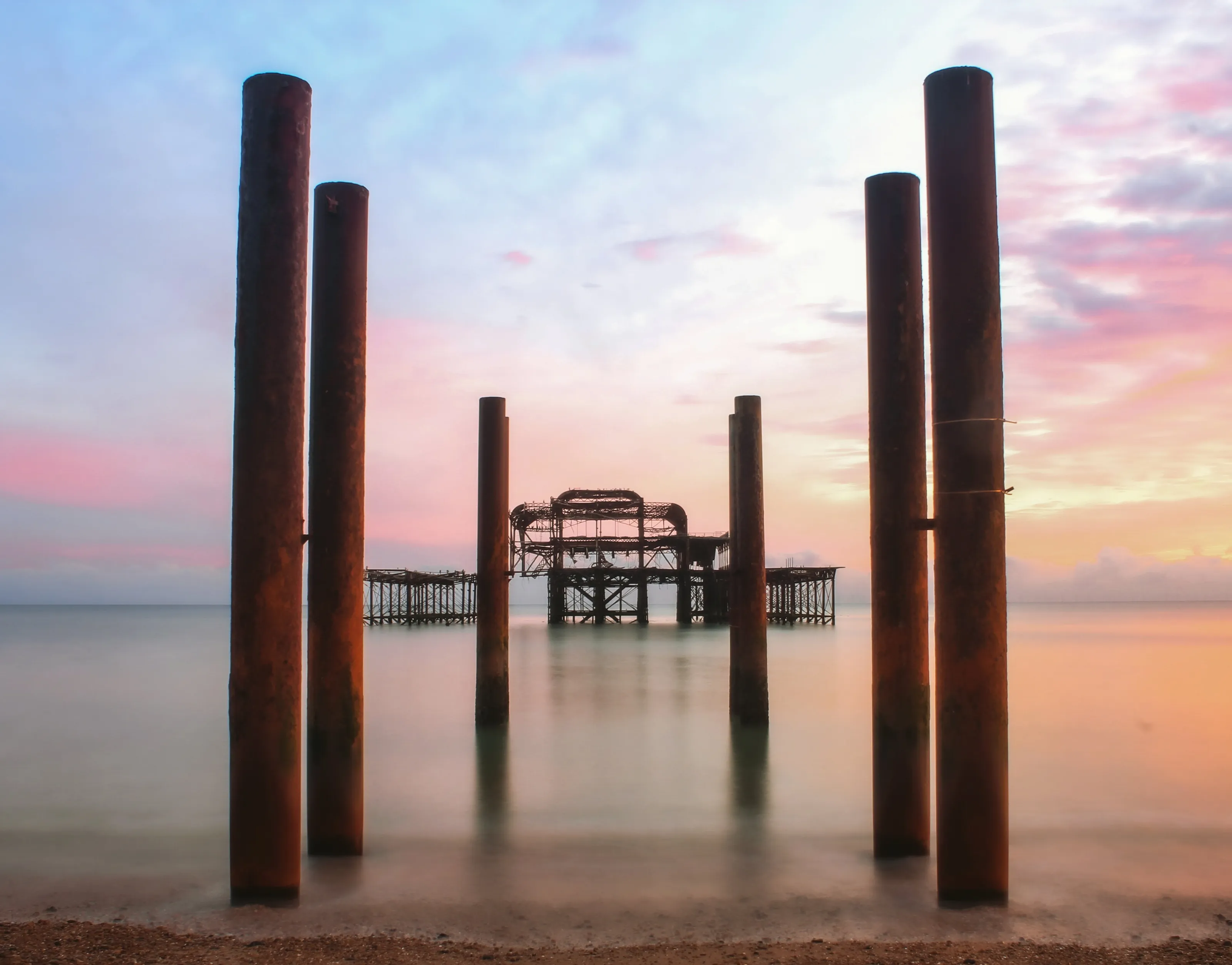 Burned Pier