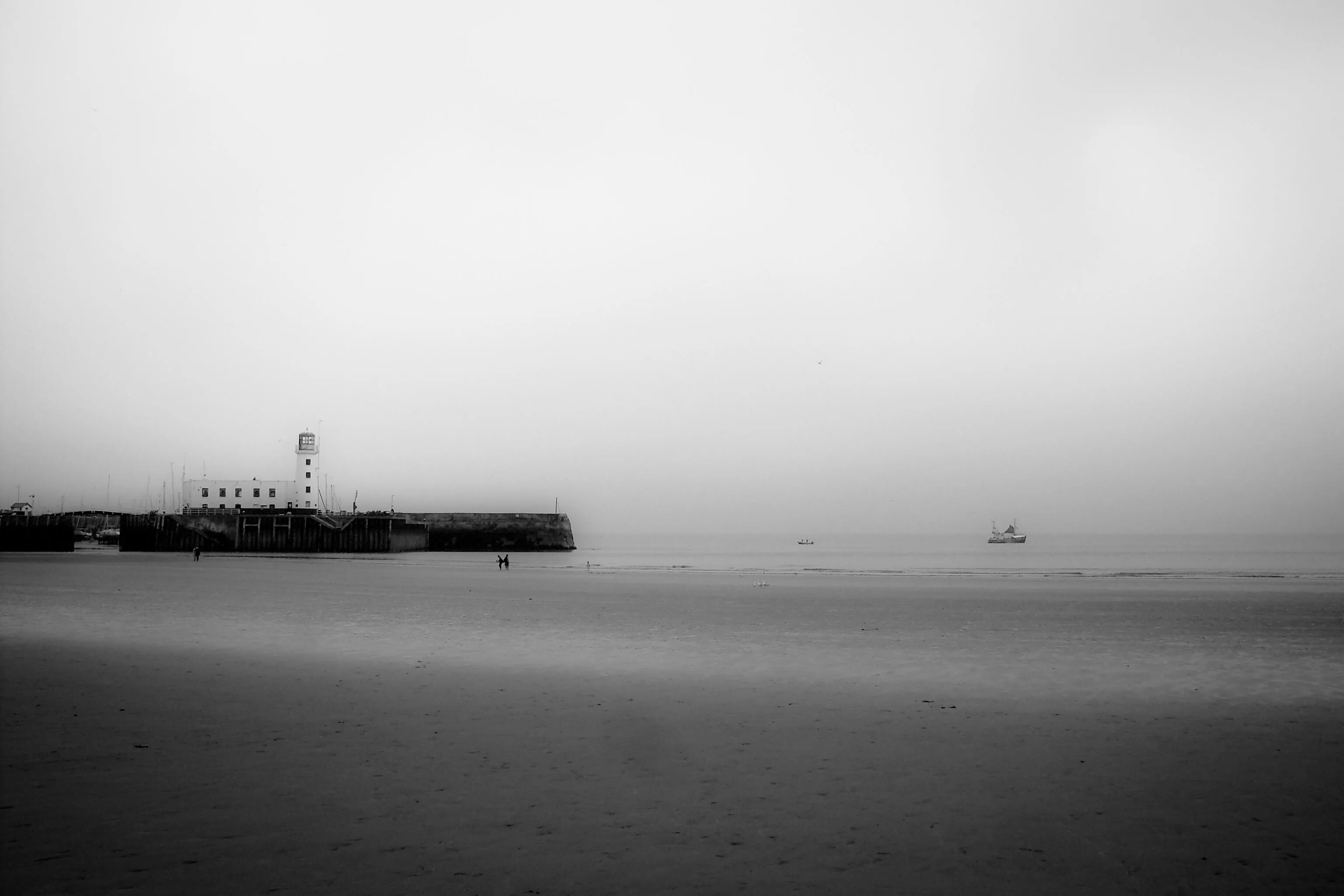 Autumn mist in the harbour