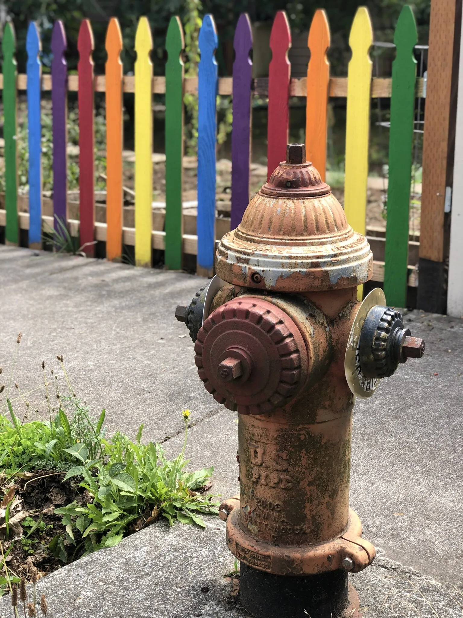 Rainbow Fence