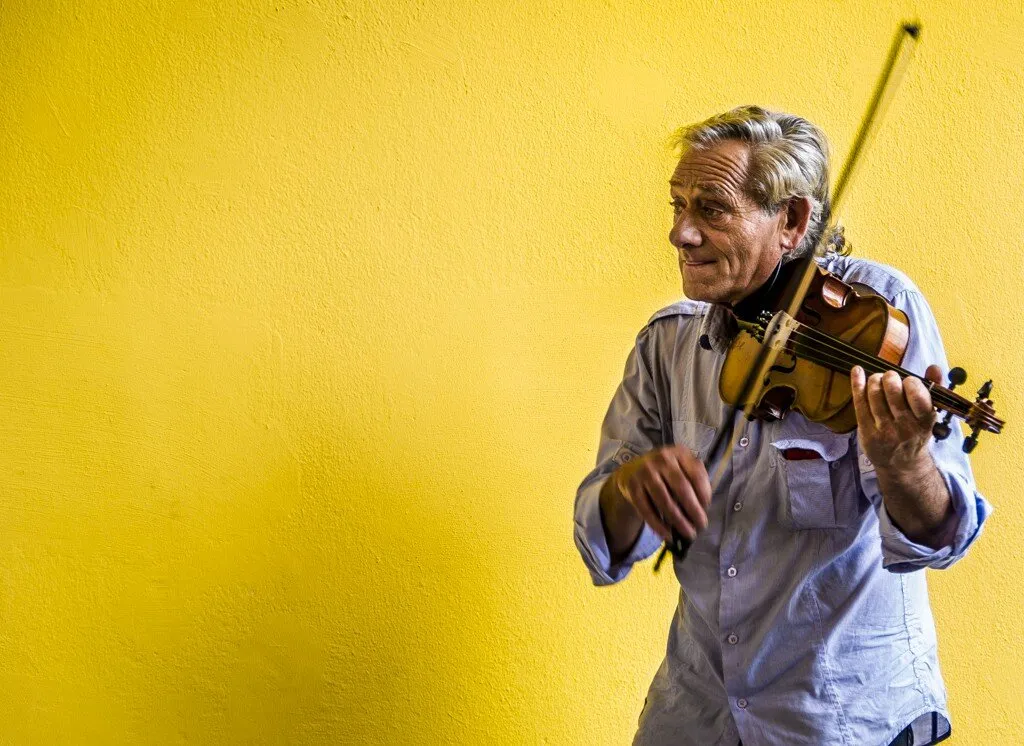 Man Playing Violin