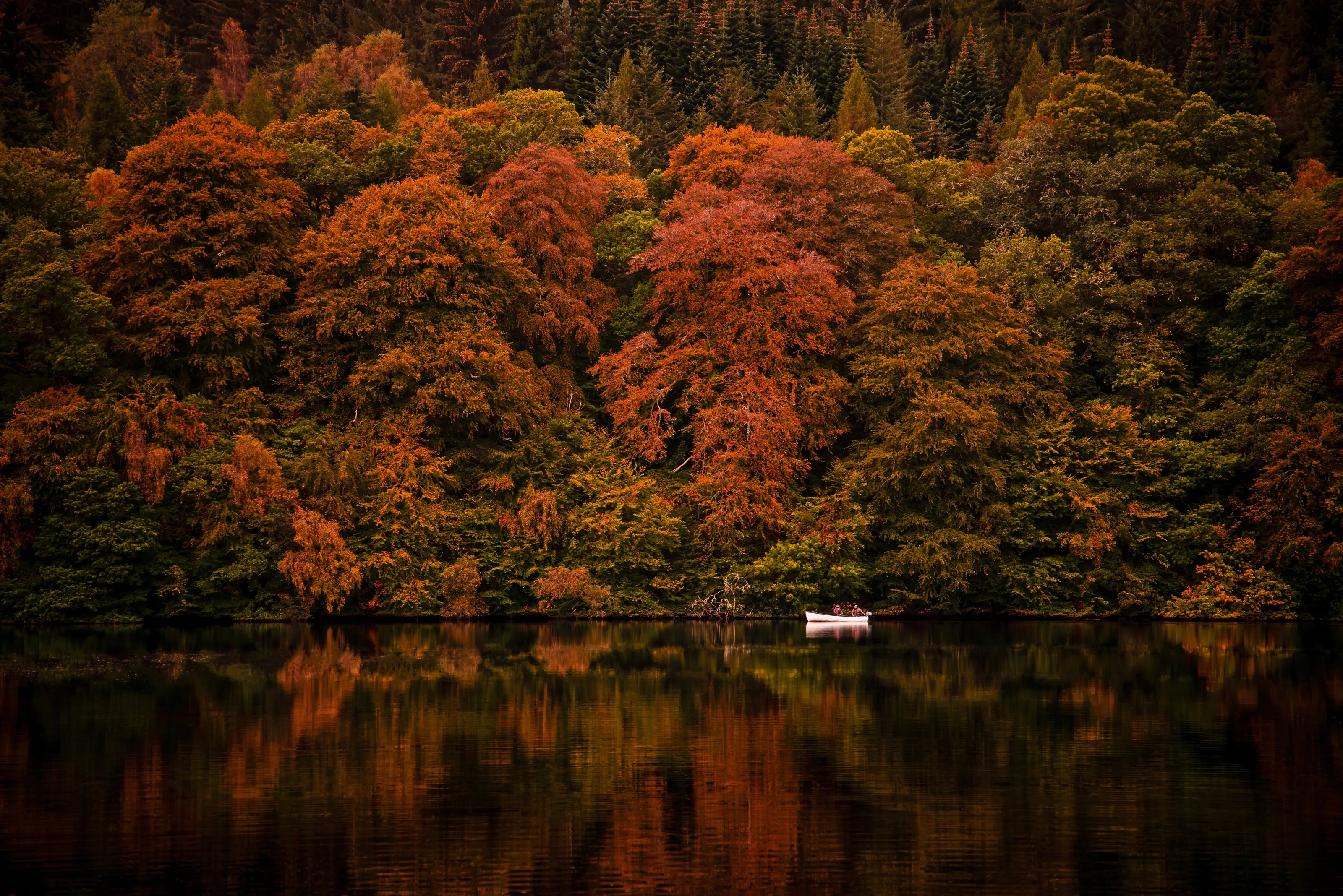 Loch Faskally, Pitlochry, Perthshire, Scotland.