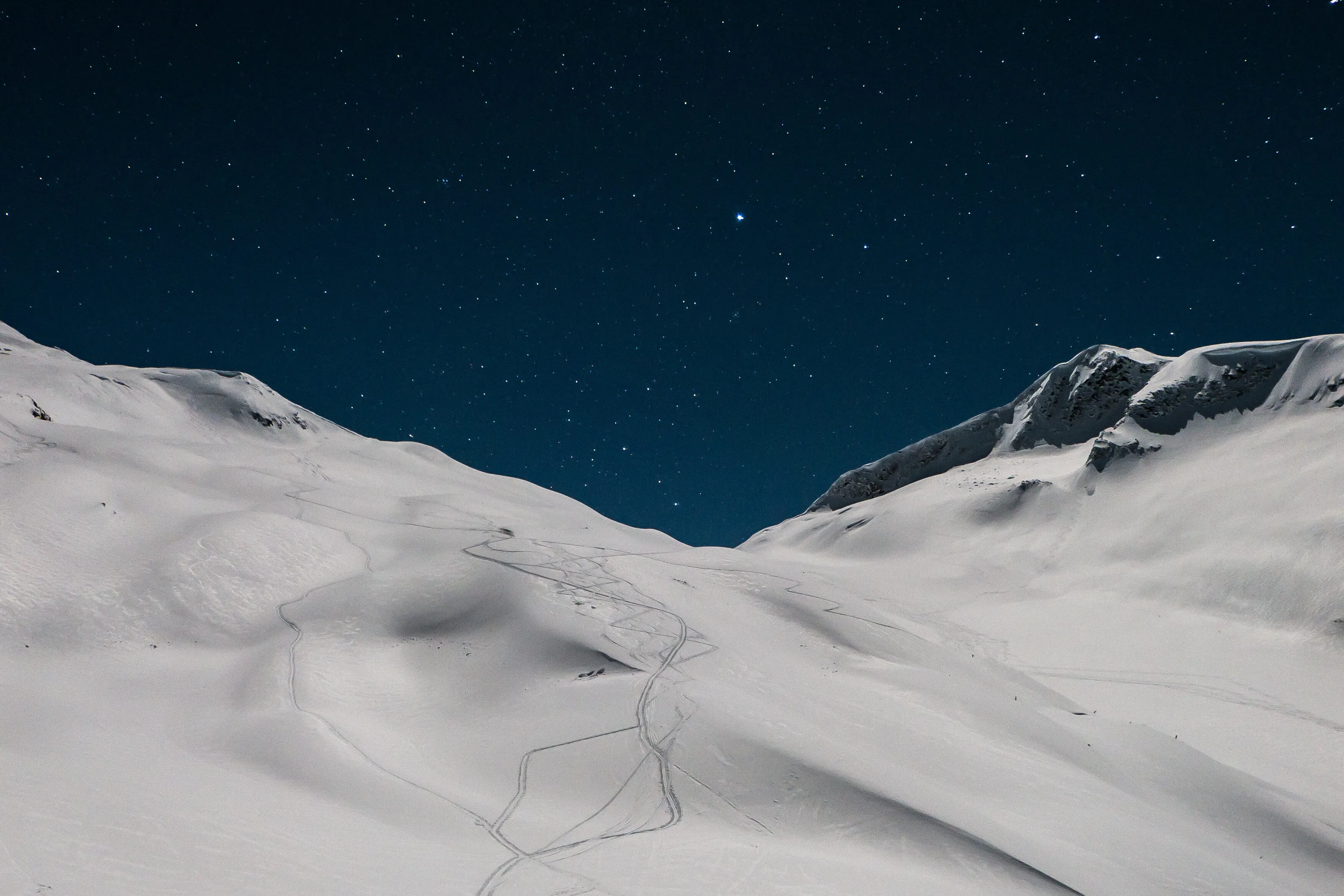 Moonlit Ski