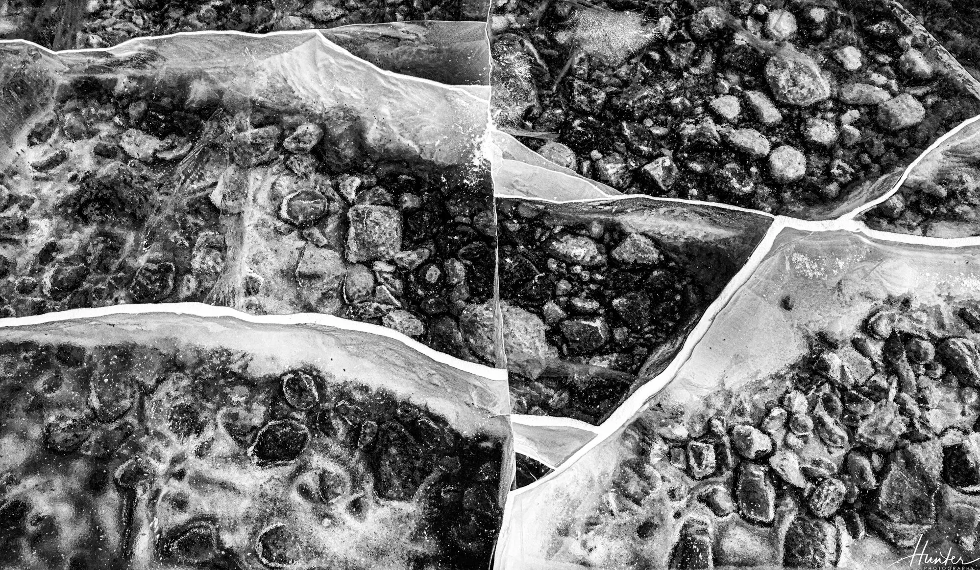 Ice Over Rocks