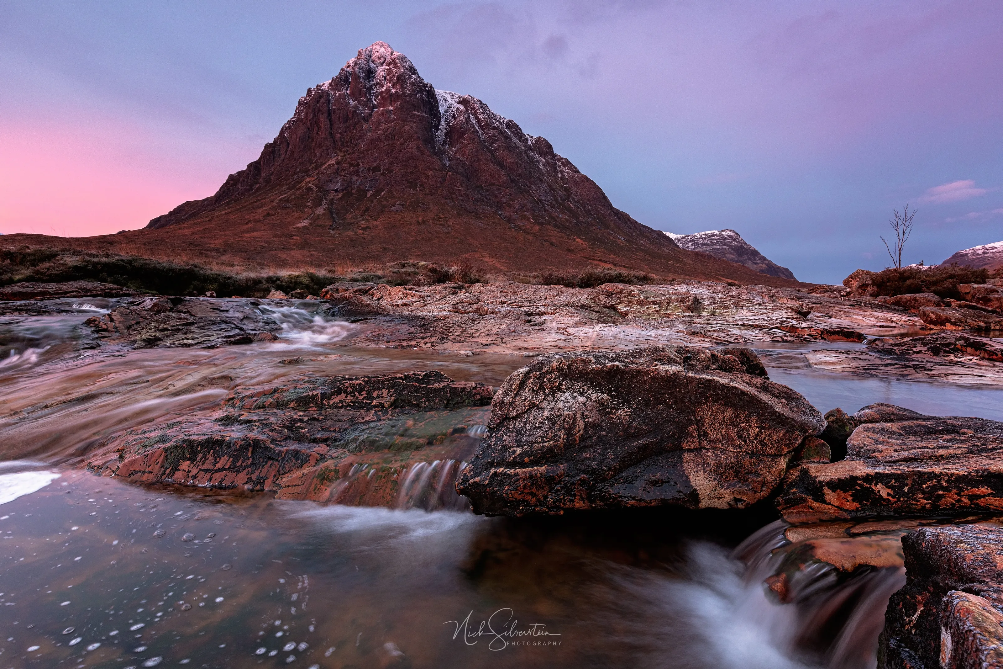 Pink Skies over the Bauchaille