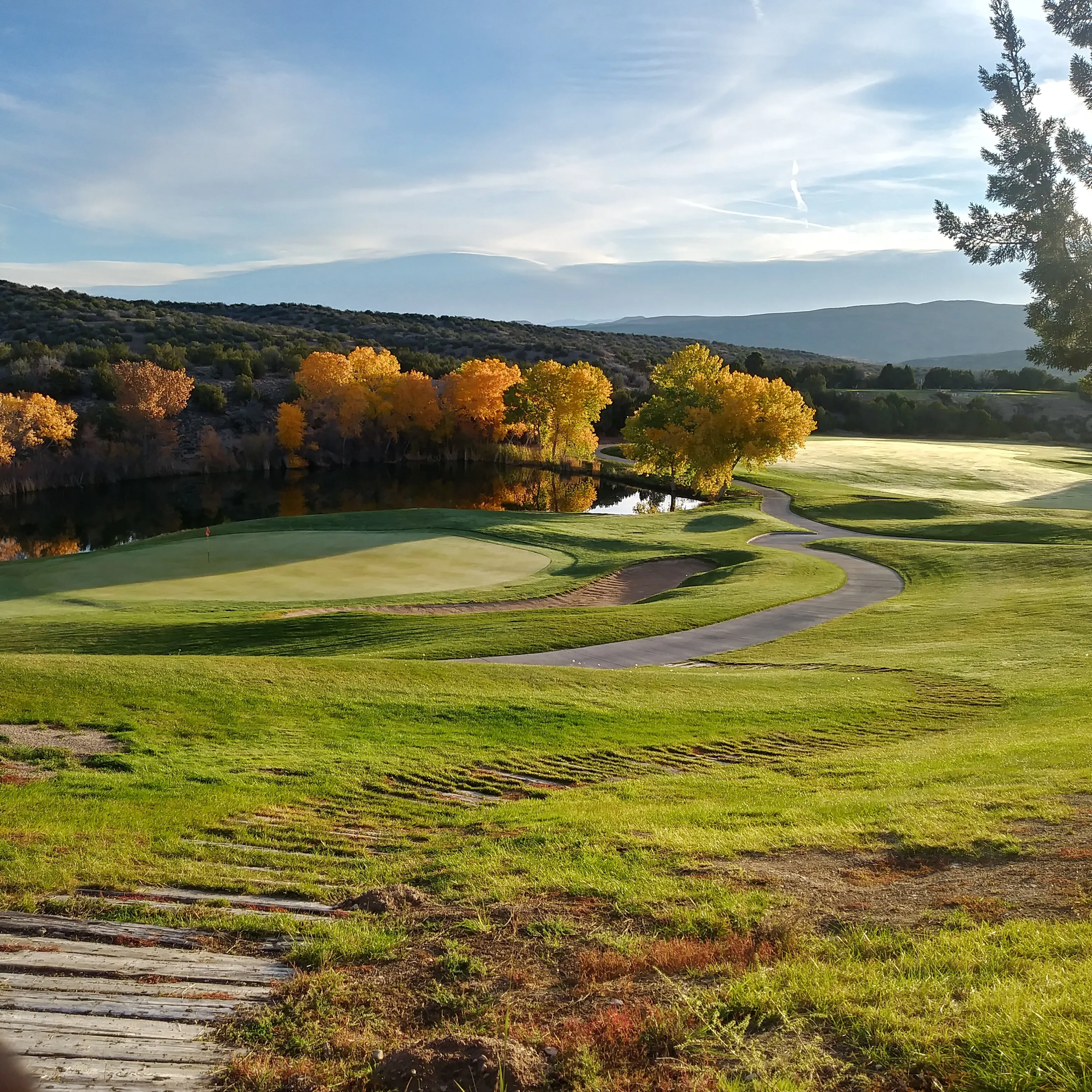 Fall at the golf course