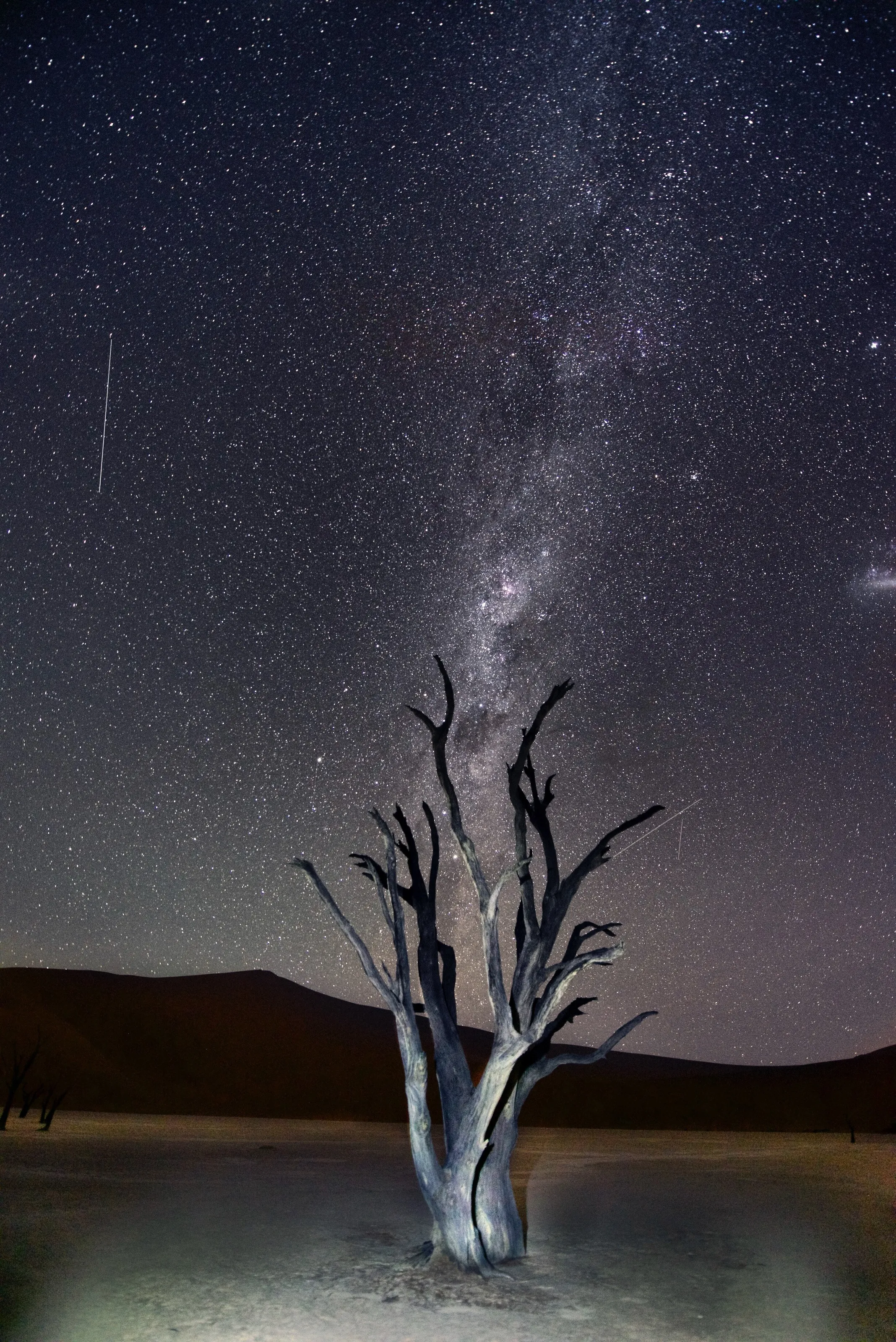 Deadvlei at night