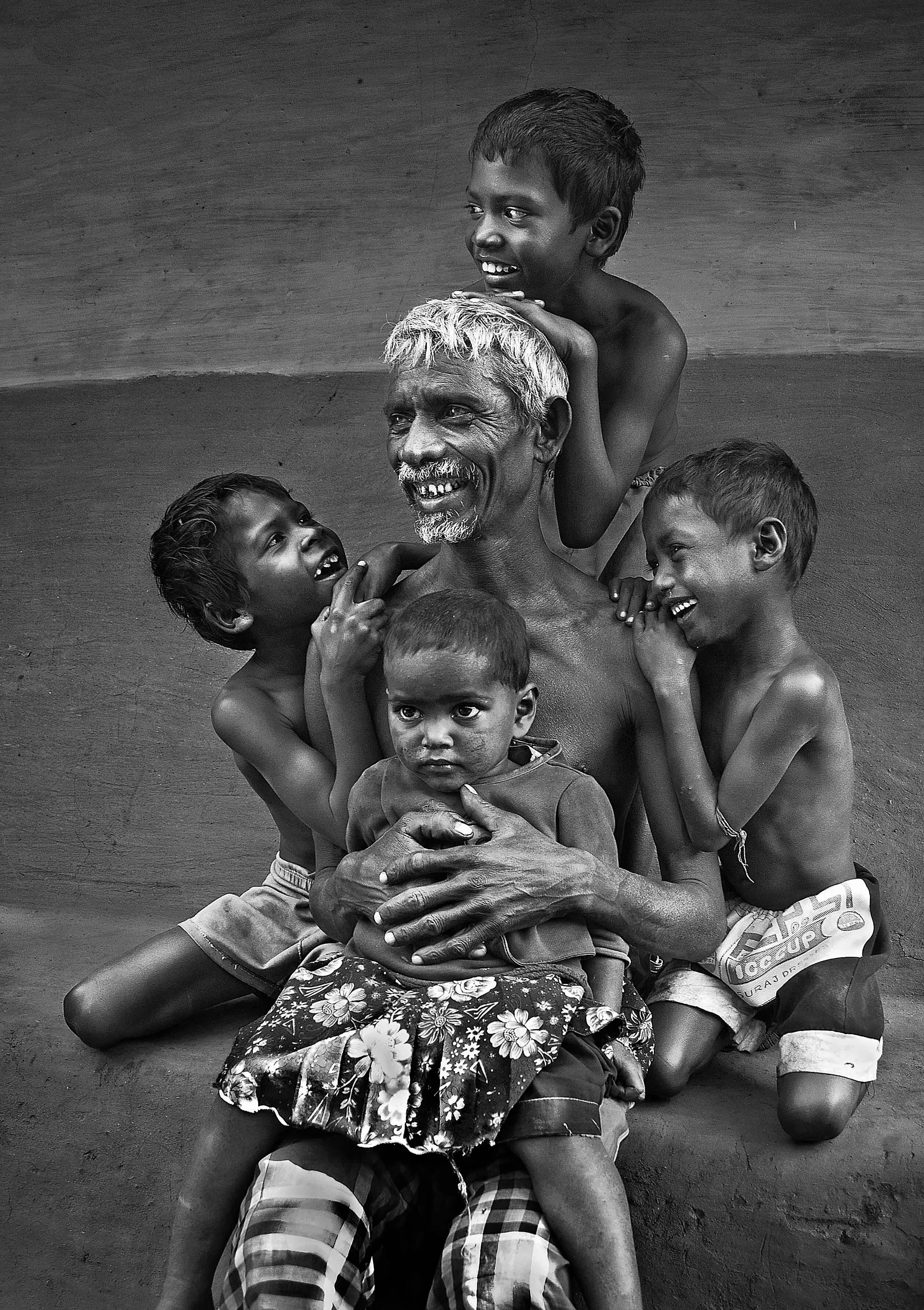 Grandpa and his family