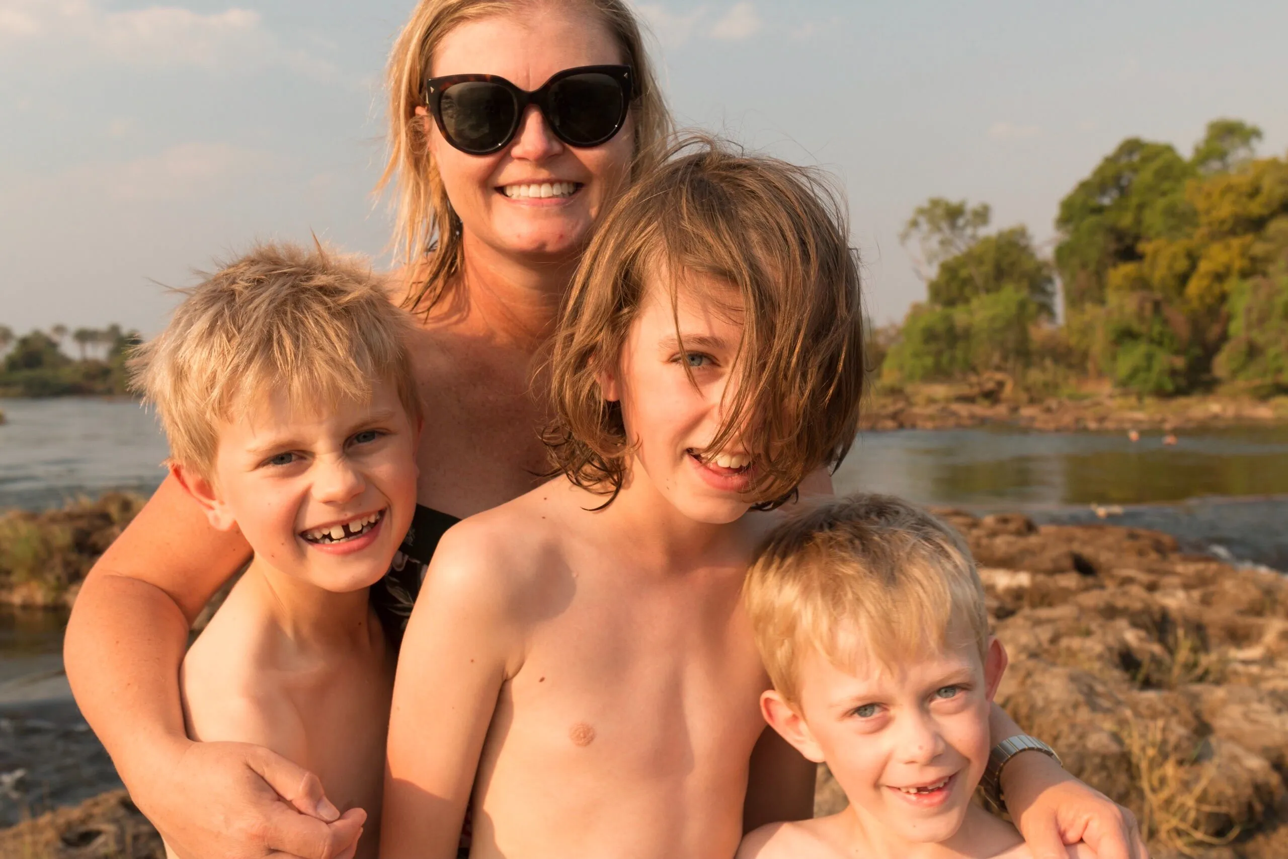 Happiness on holiday