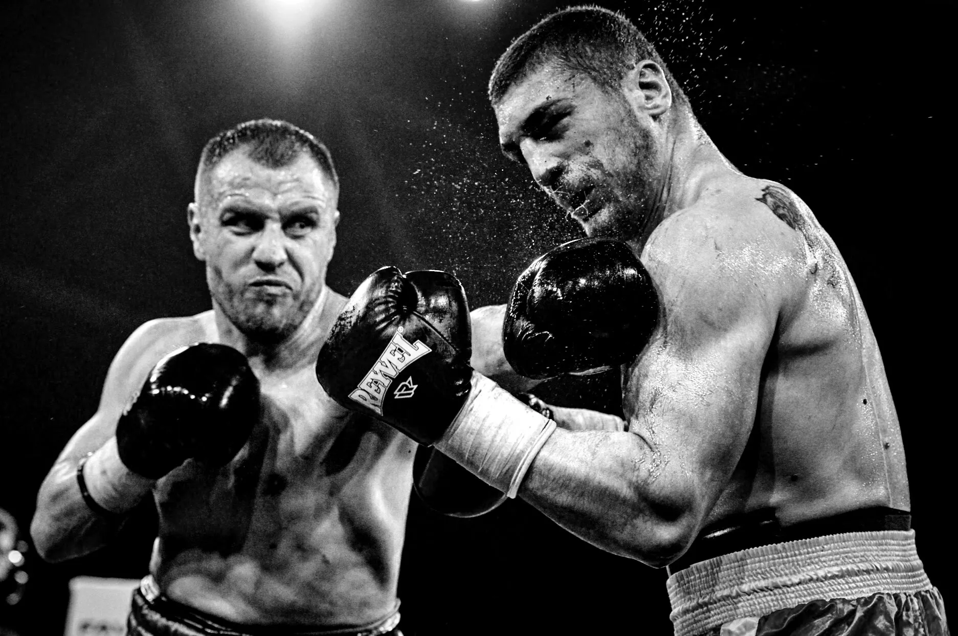 Heavy Jab right on target