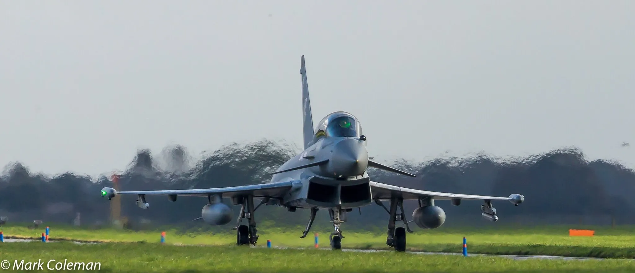 Typhoon waiting to take off.
