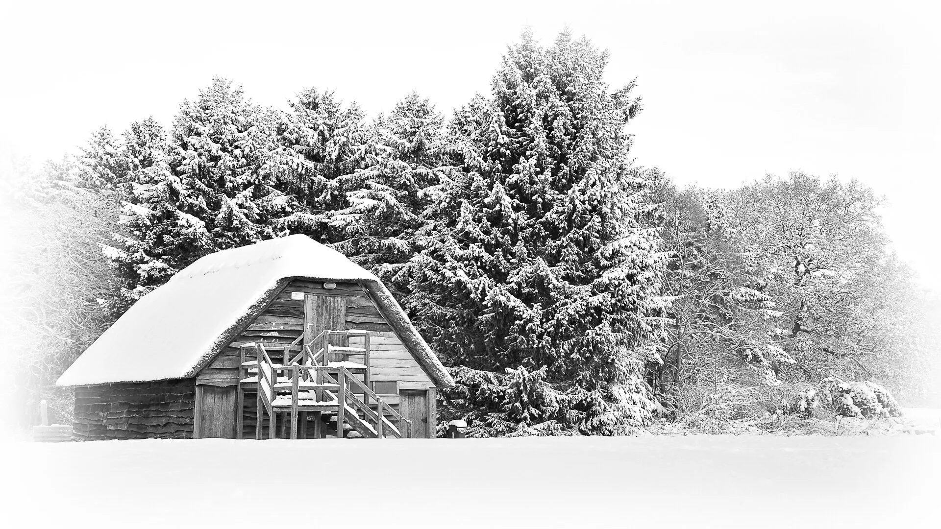 Snowy Boat Housr