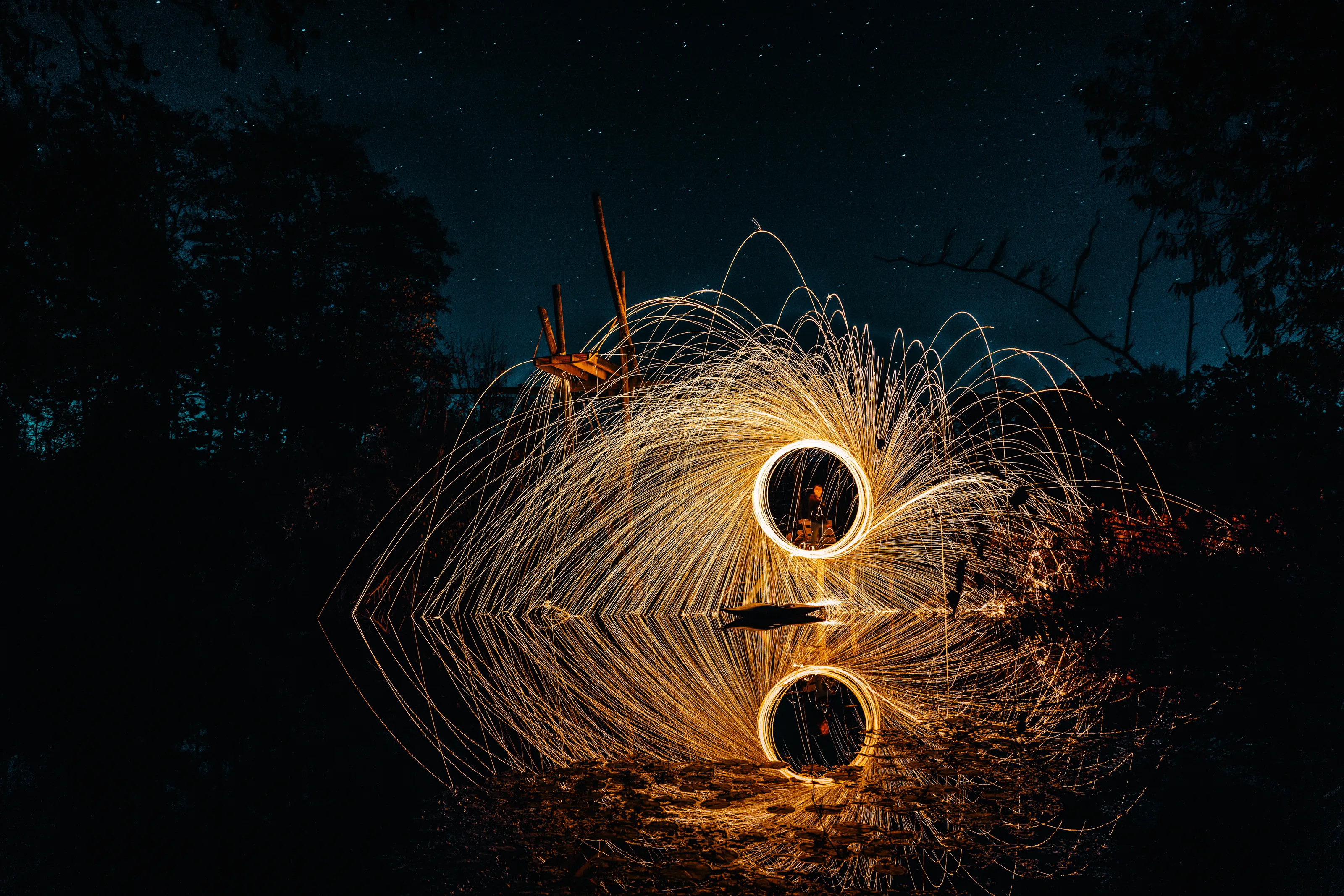 painting the night sky