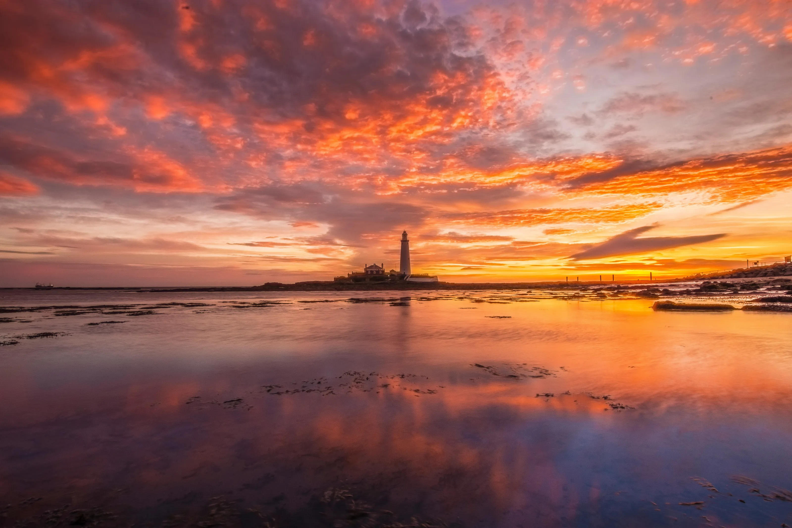 St Marys lighthouse Whitley Bay England